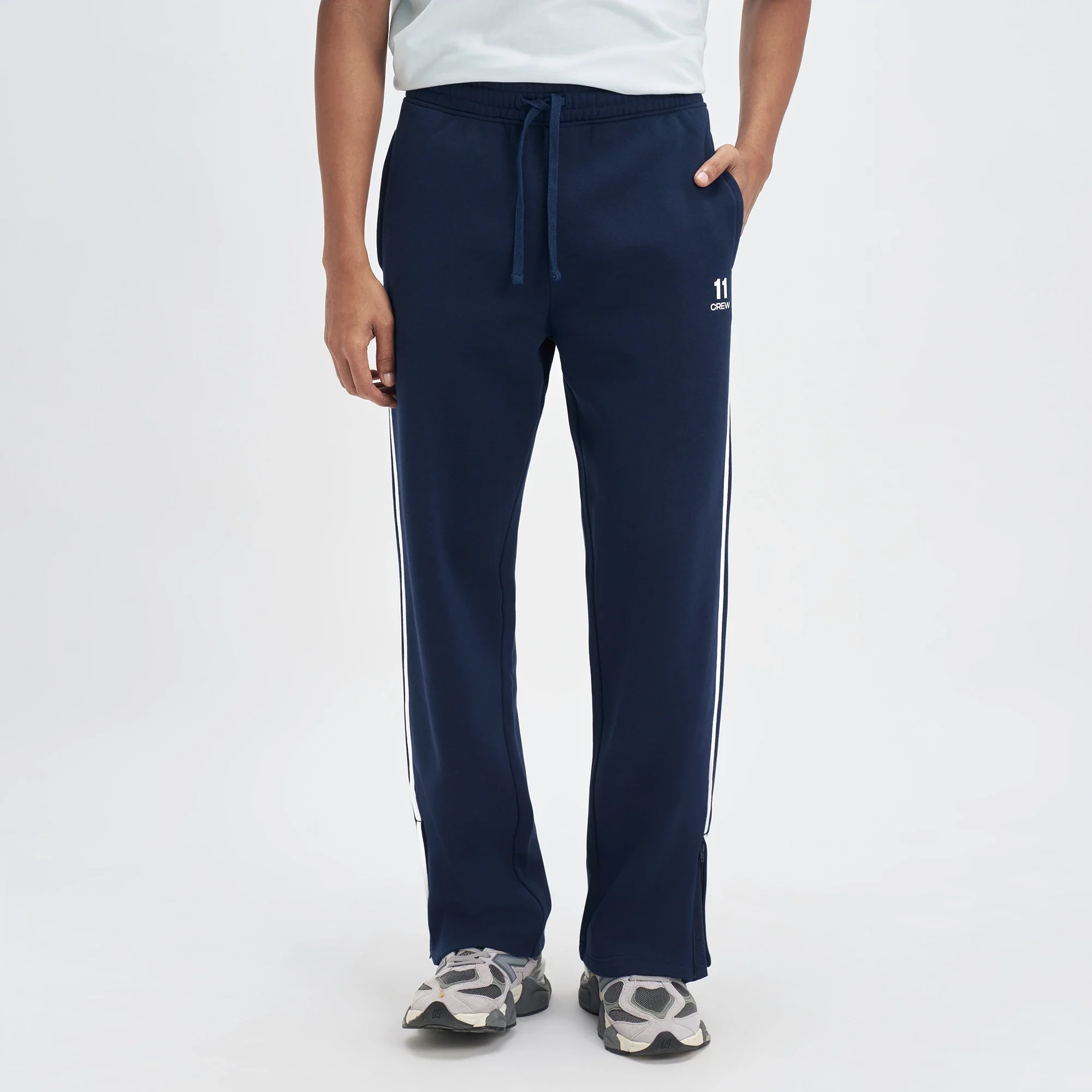 Oversized Zipper Hoodie and Trackpants Co-ord Set Blue Nights - Image 3
