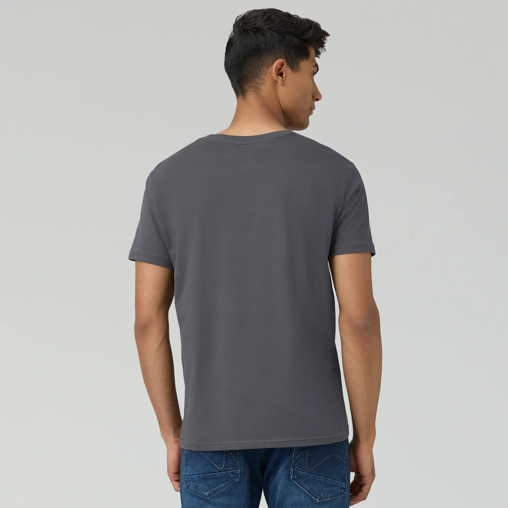Pace Combed Cotton T-shirts Anchor Grey - Image 6