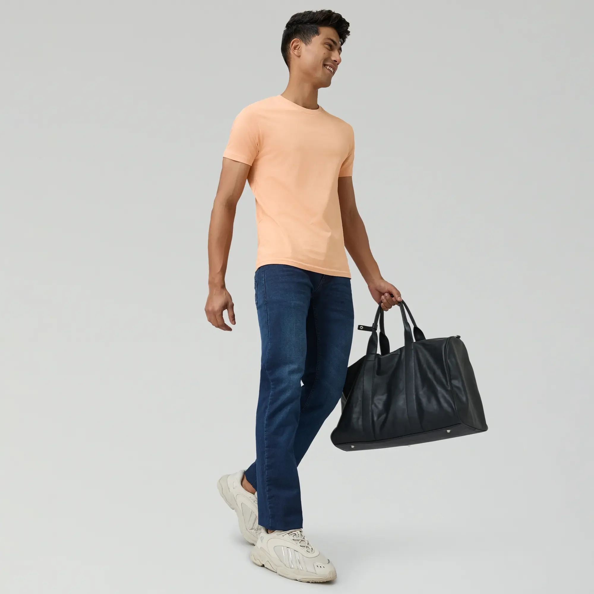 Pace Combed Cotton T-shirts Peach Blush - Image 3