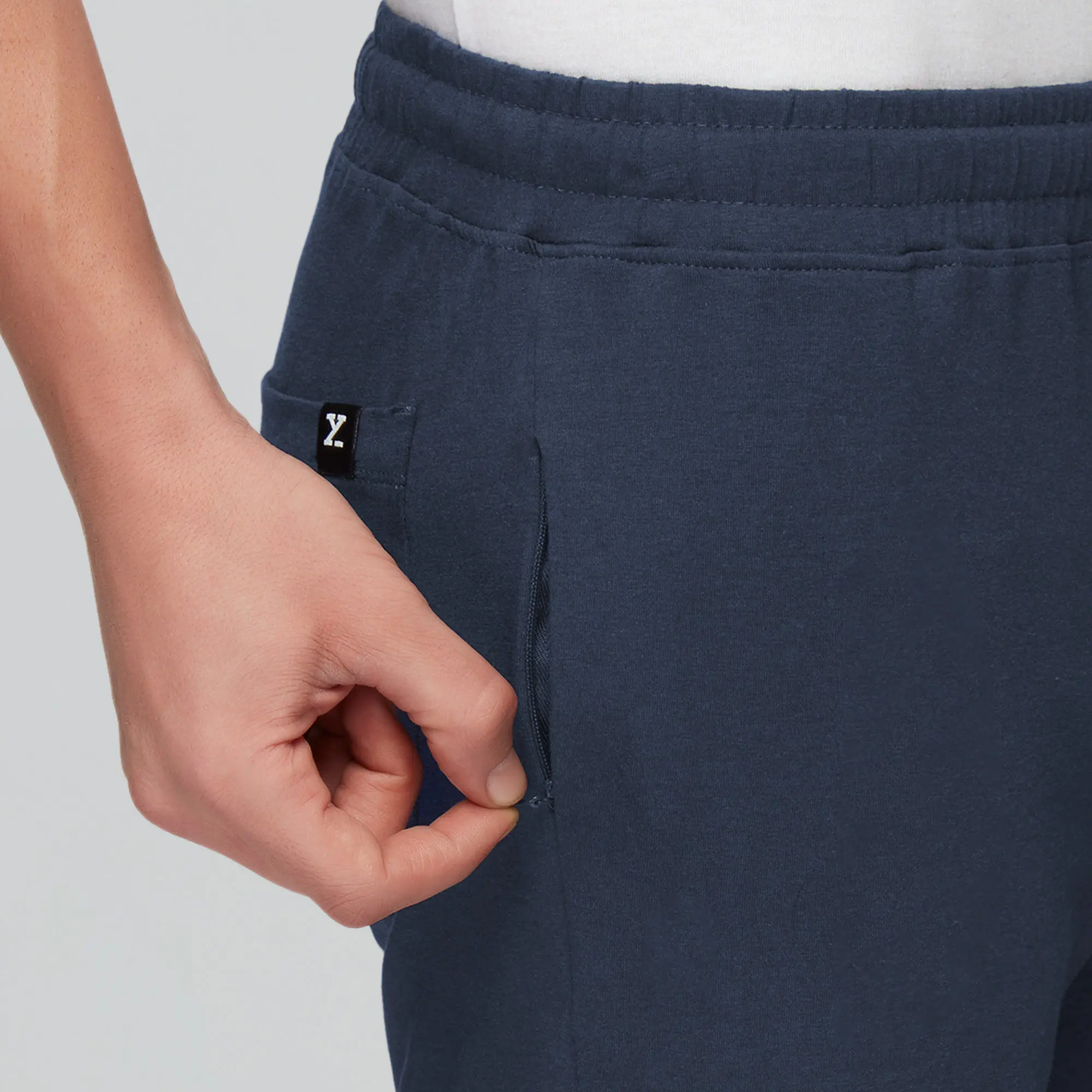 Pace Cotton Rich Shorts Midnight Blue - Image 6