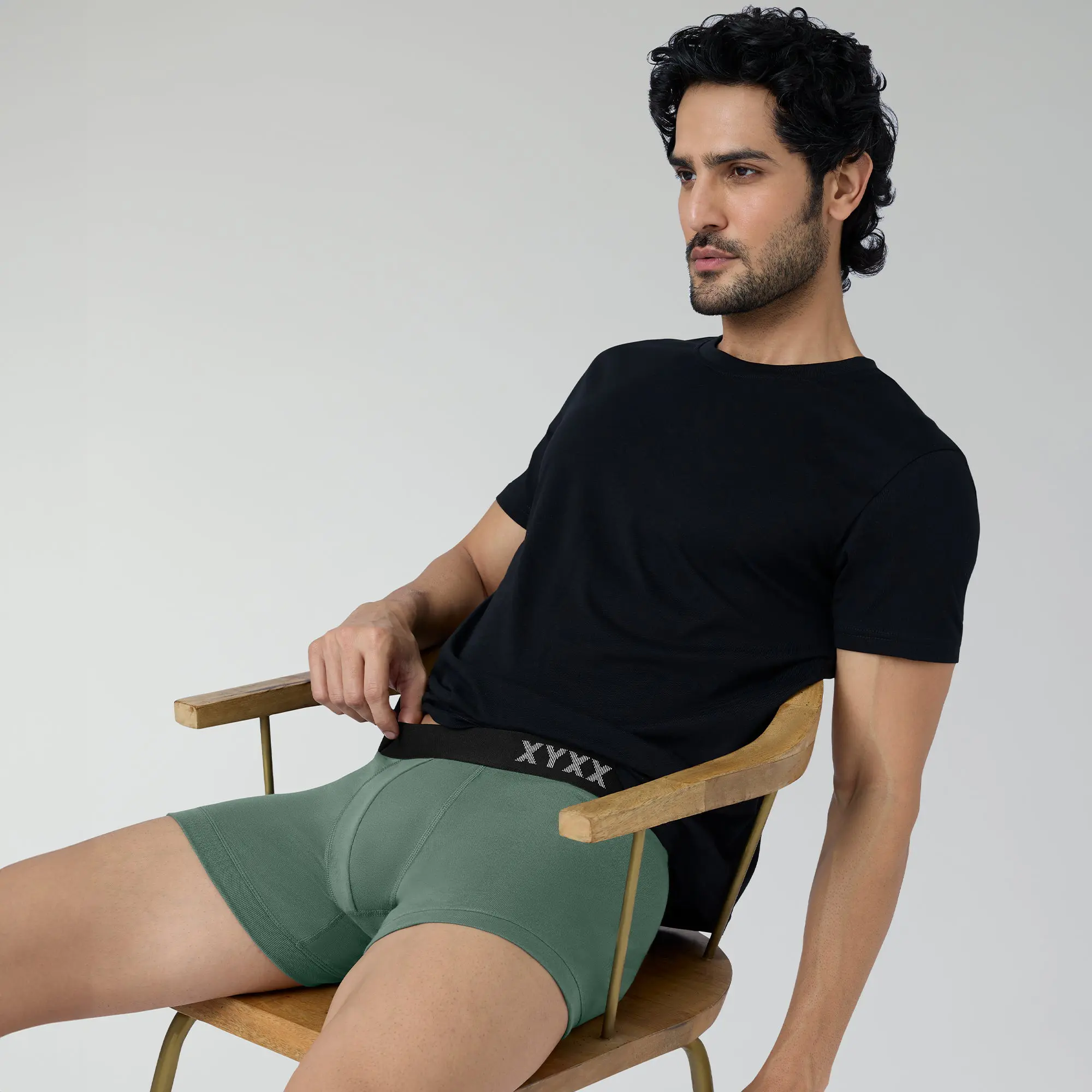 Pace Cotton Trunks Olive Geen (Pack of 6) - Image 5