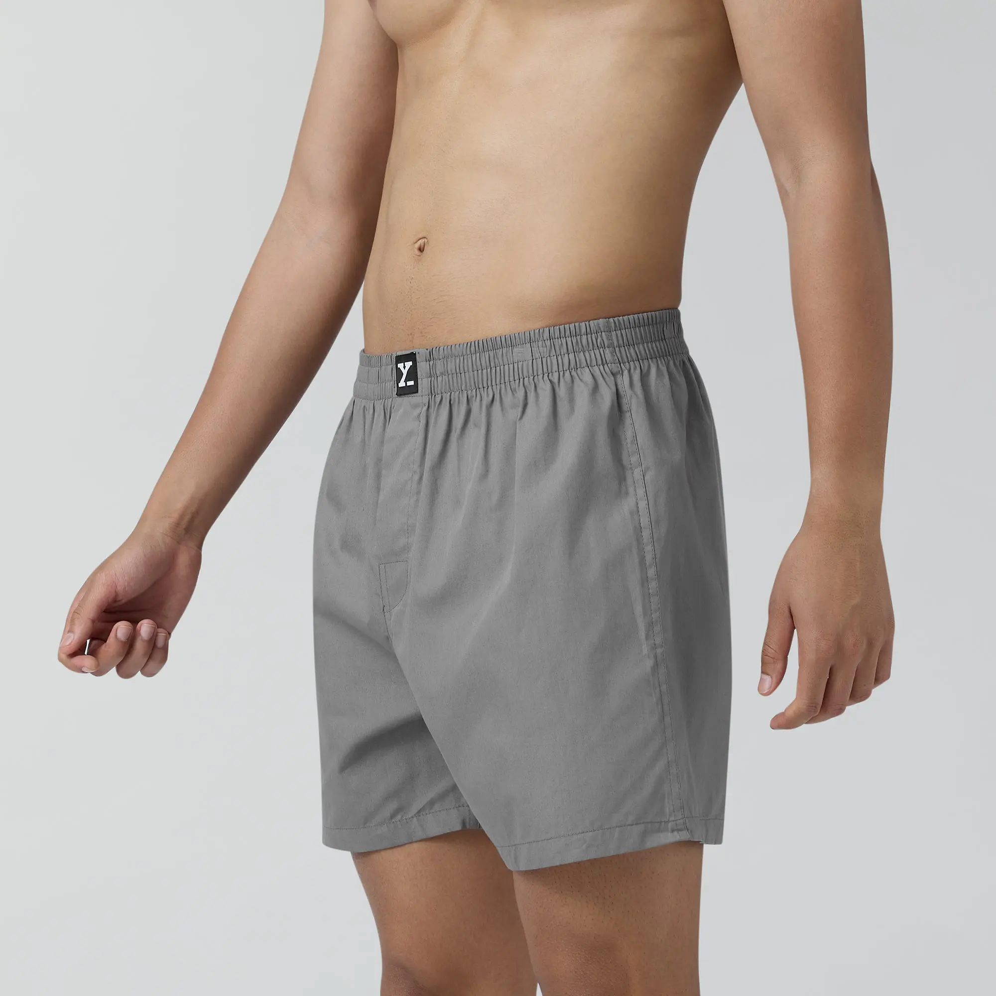 Pace Cotton Boxer Ash Grey - Image 6