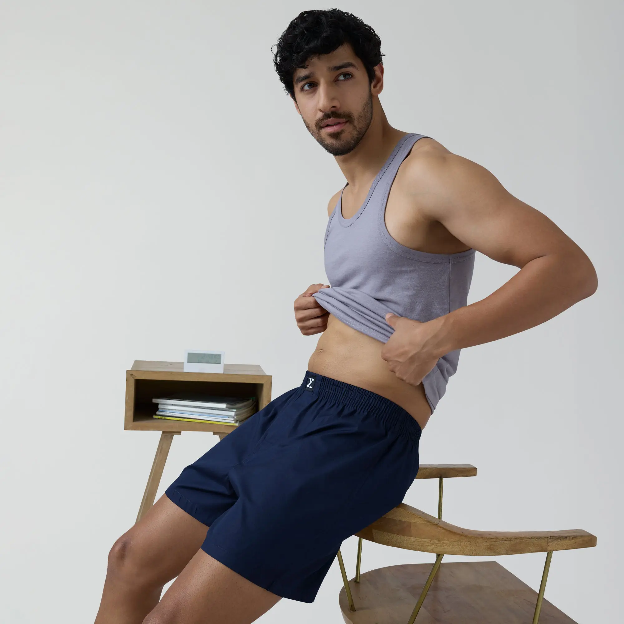Pace Cotton Boxer Midnight Blue - Image 6