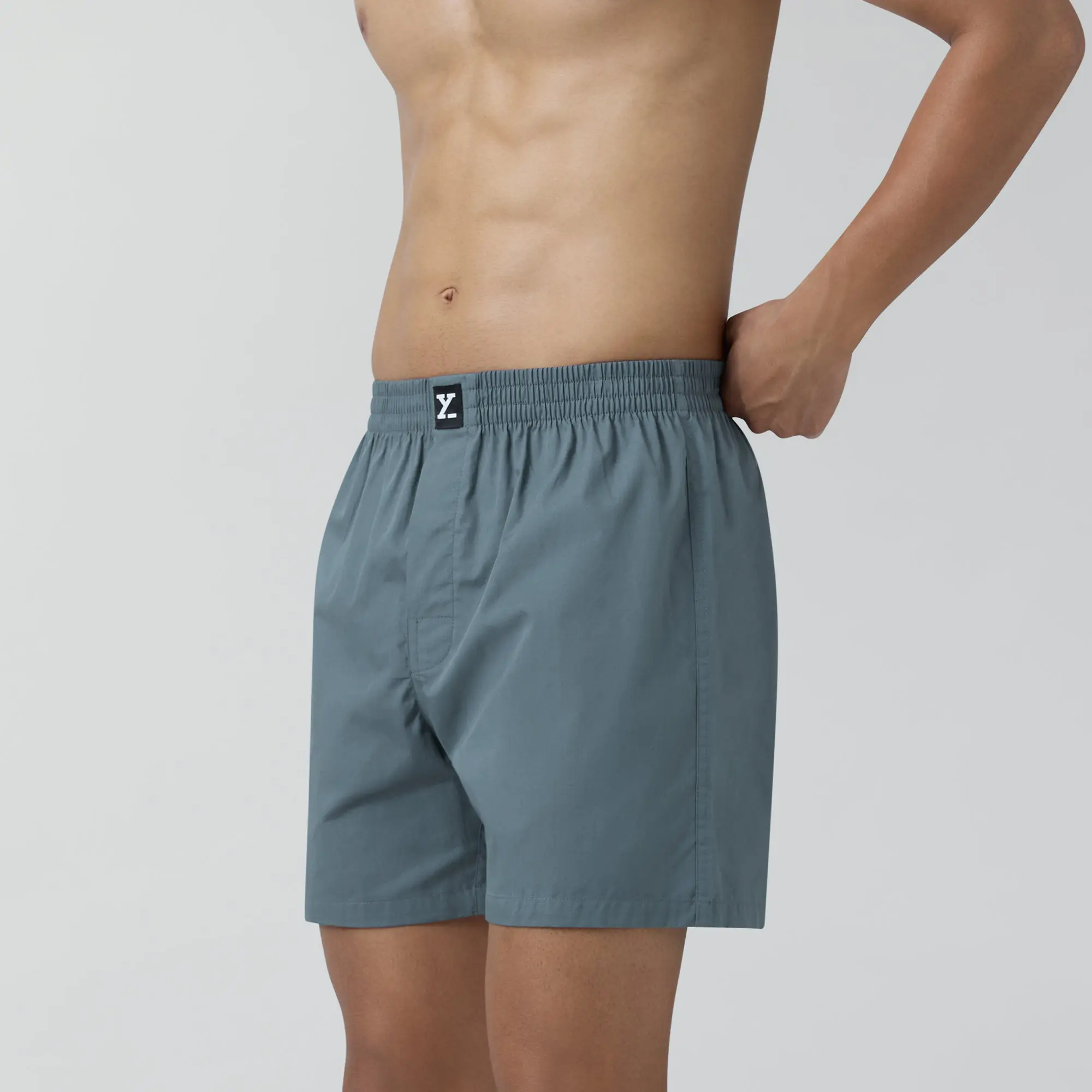 Pace Cotton Boxer Storm Grey - Image 3