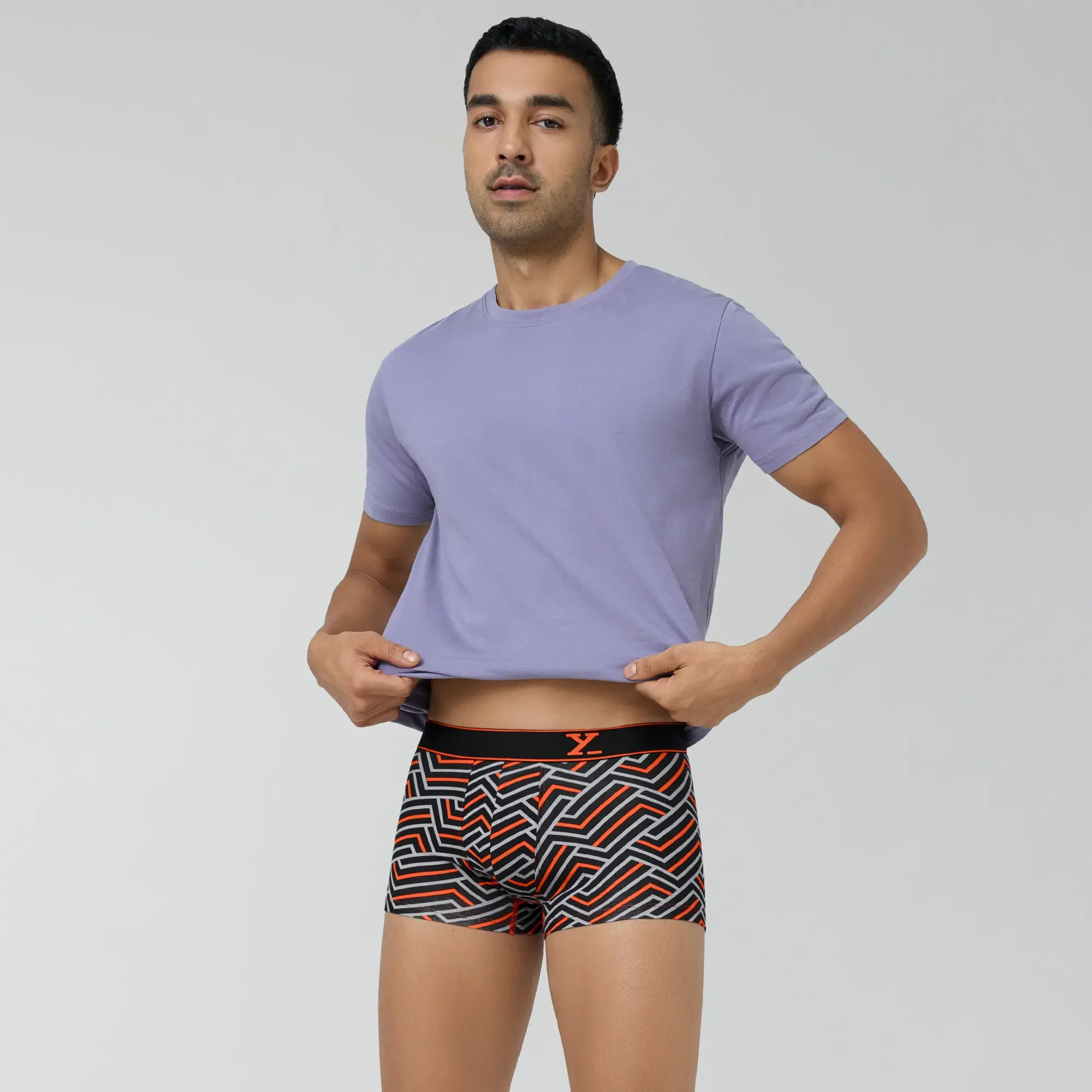 Parallax Cotton Trunks Black Stripes - Image 3