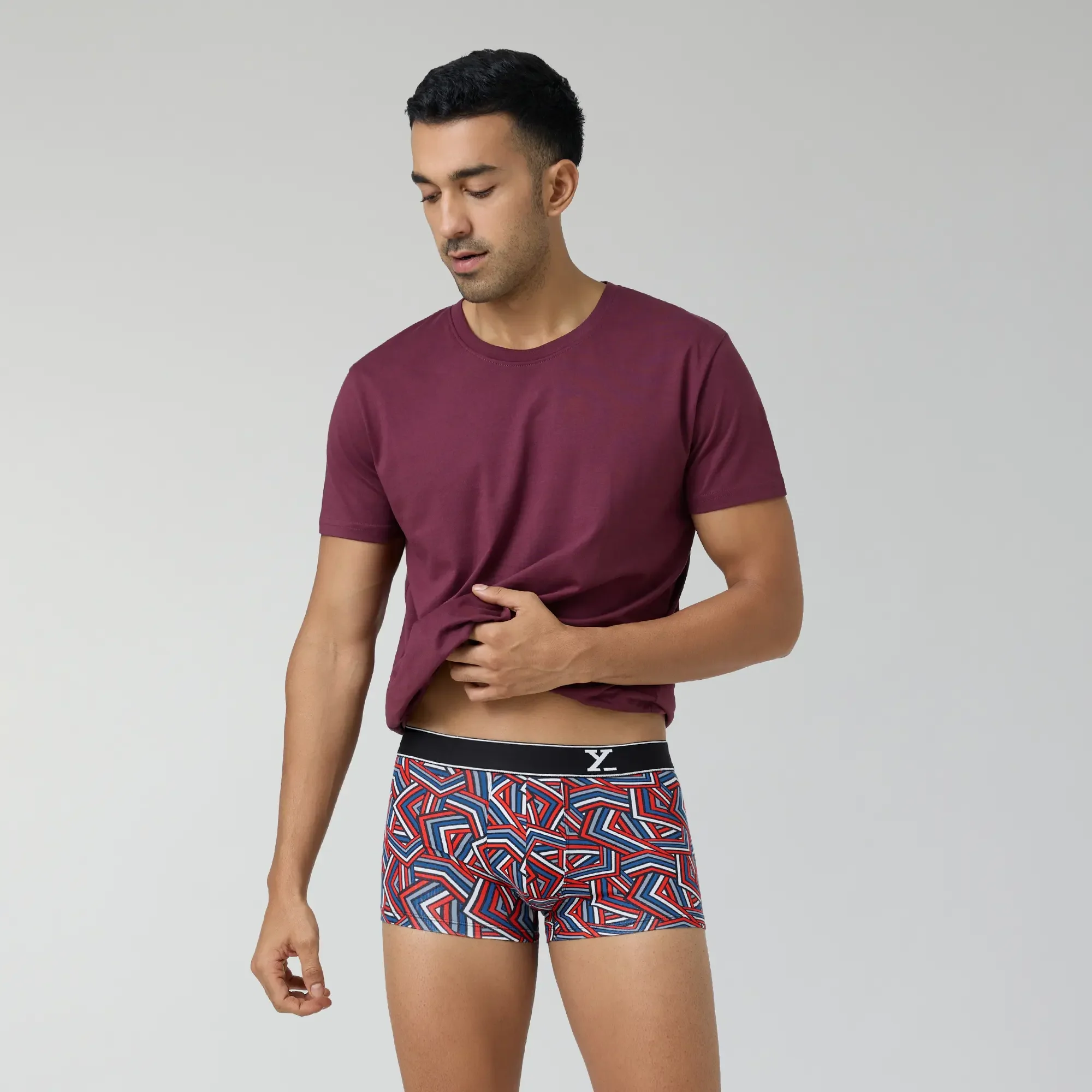Parallax Cotton Trunks Red Stripes - Image 3