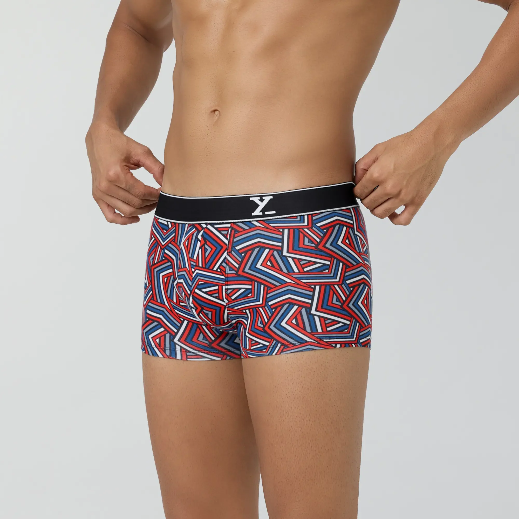 Parallax Cotton Trunks Red Stripes - Image 6