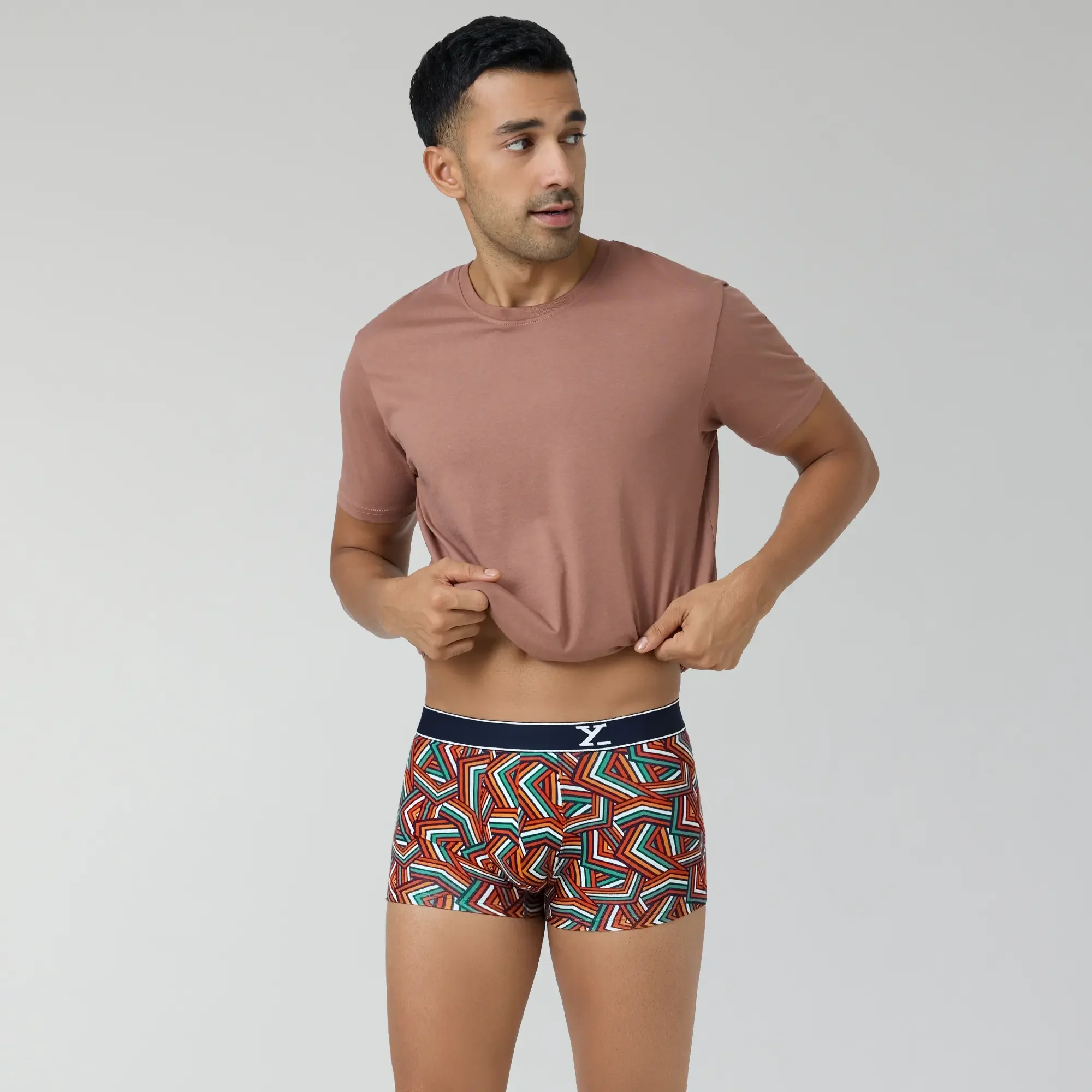 Parallax Cotton Trunks Yellow Stripes - Image 3