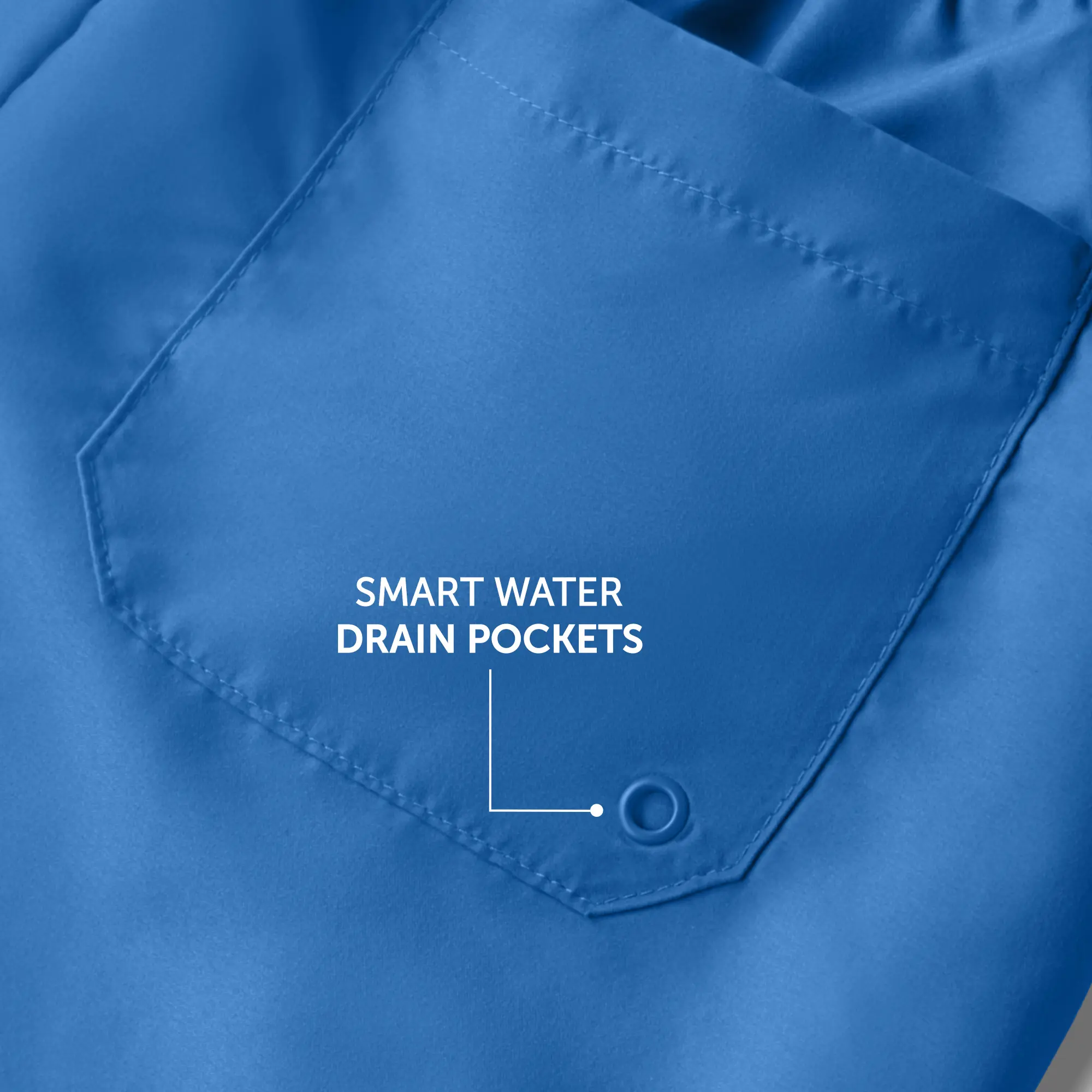 Aqua Swim Shorts Olympic Blue - Image 4