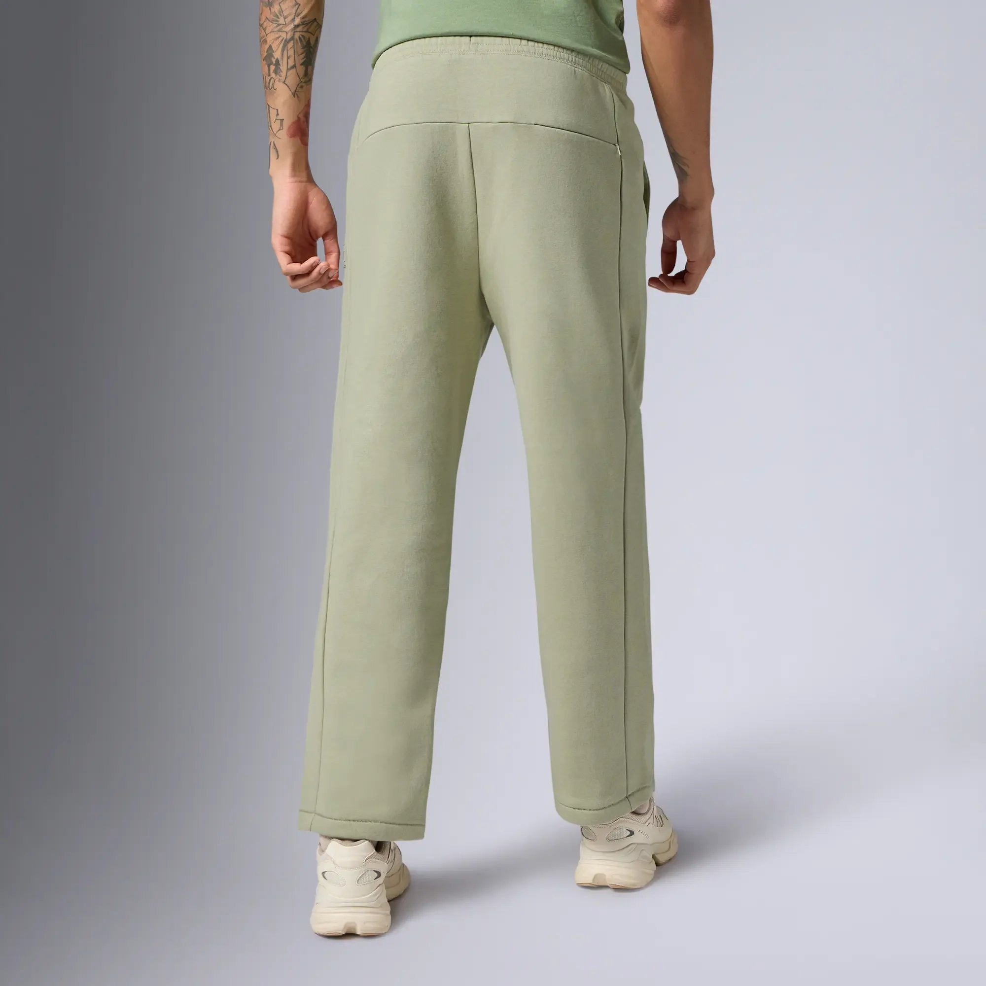 Pulse French Terry Cotton Blend Sweatpants Cascade Grey - Image 5