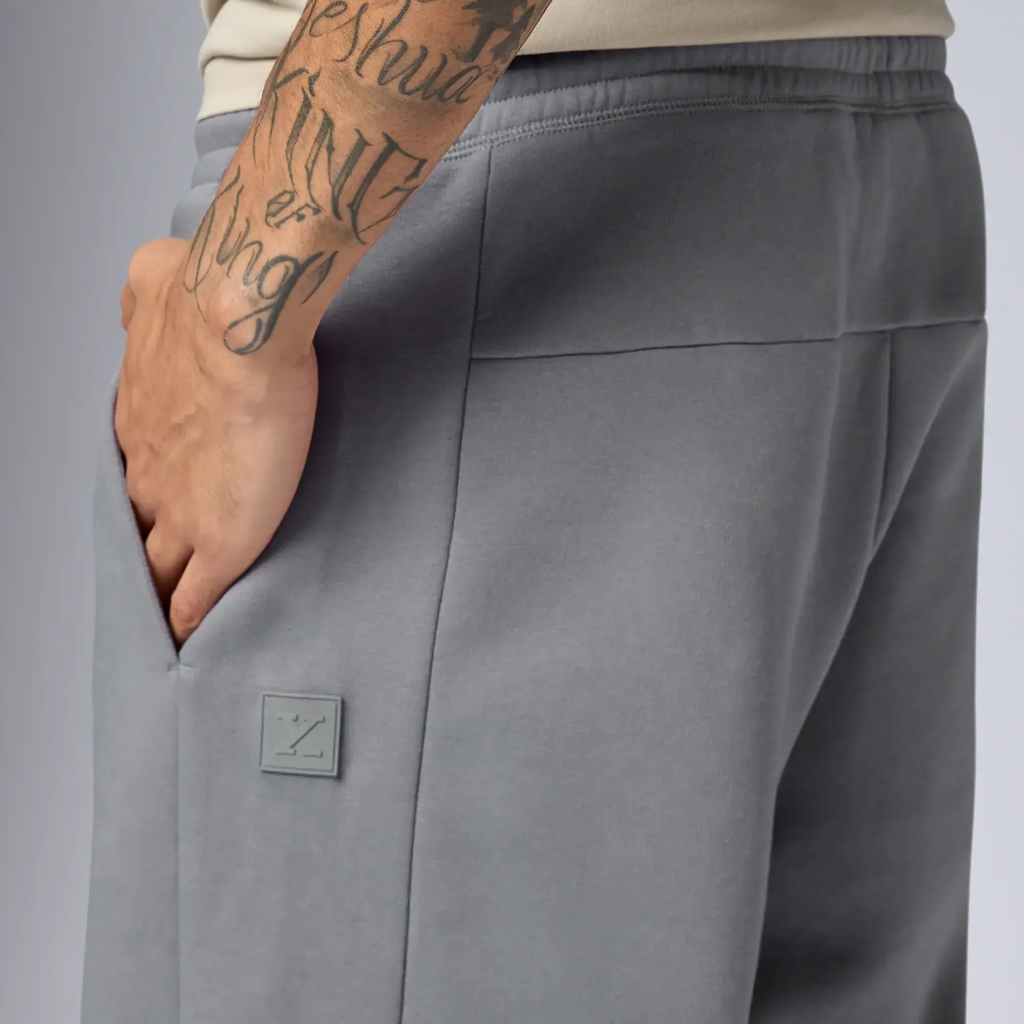 Pulse French Terry Cotton Blend Sweatpants Opal Grey - Image 5
