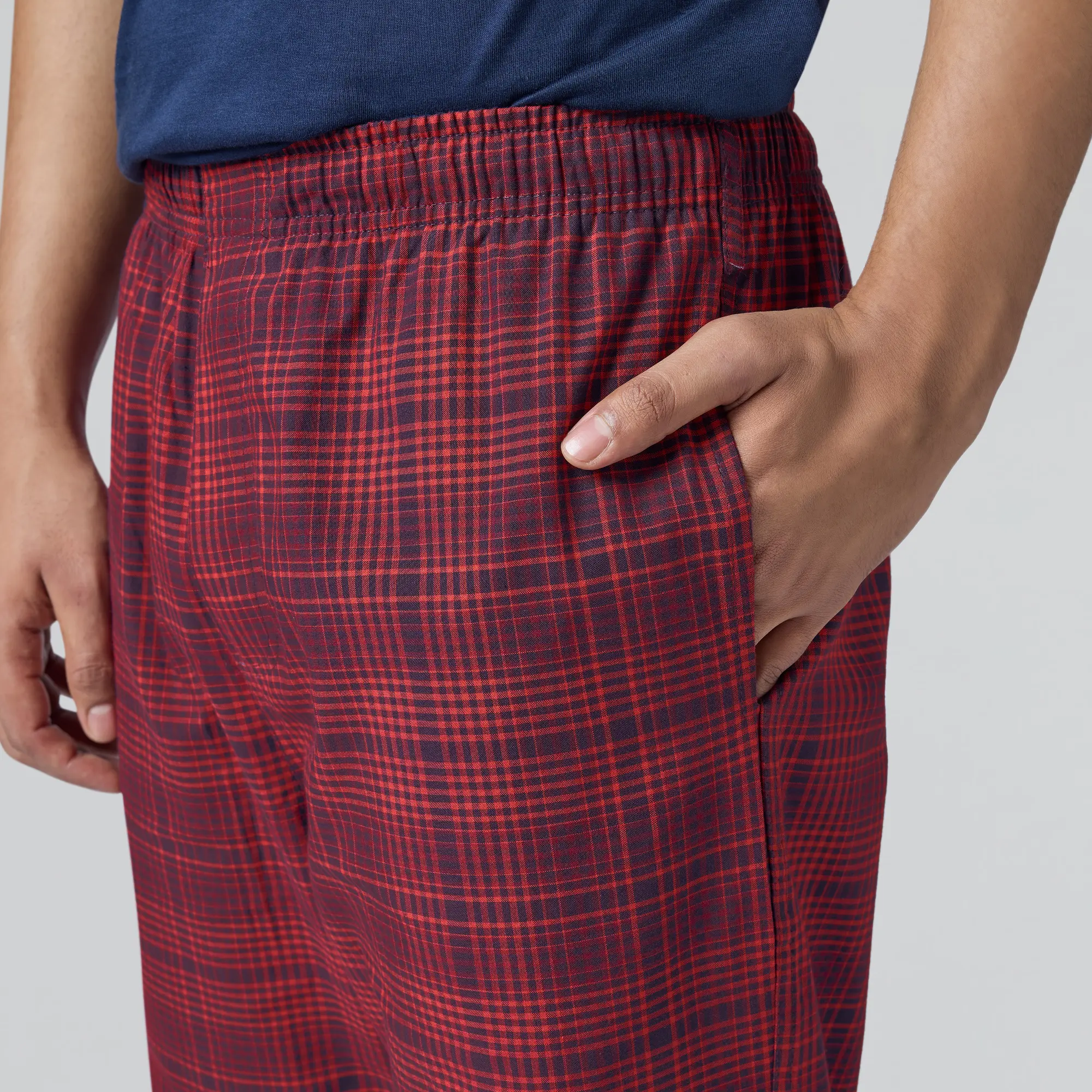 Checkmate Combed Cotton Pyjamas Brit Red - Image 4