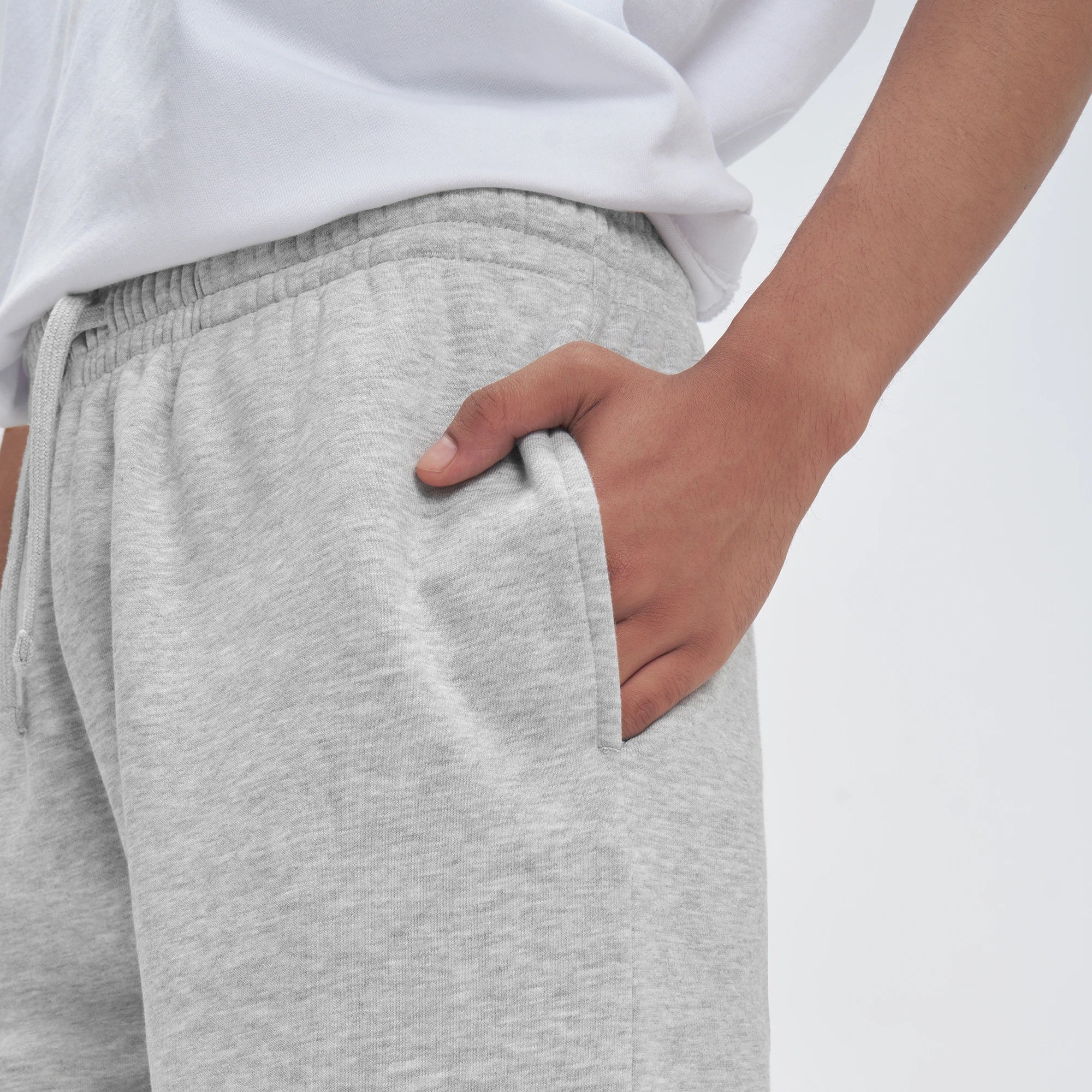 Crew Relaxed Fit Sweatshorts - Concrete Grey - Image 5
