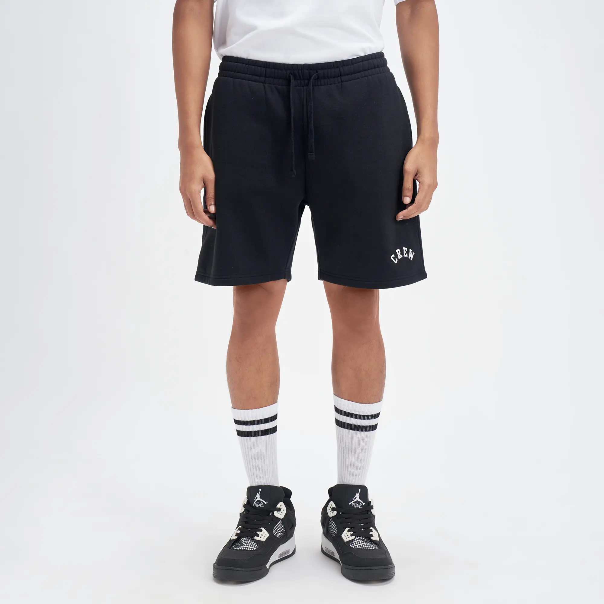 Crew Relaxed Fit Sweatshorts - Ink Black - Image 3