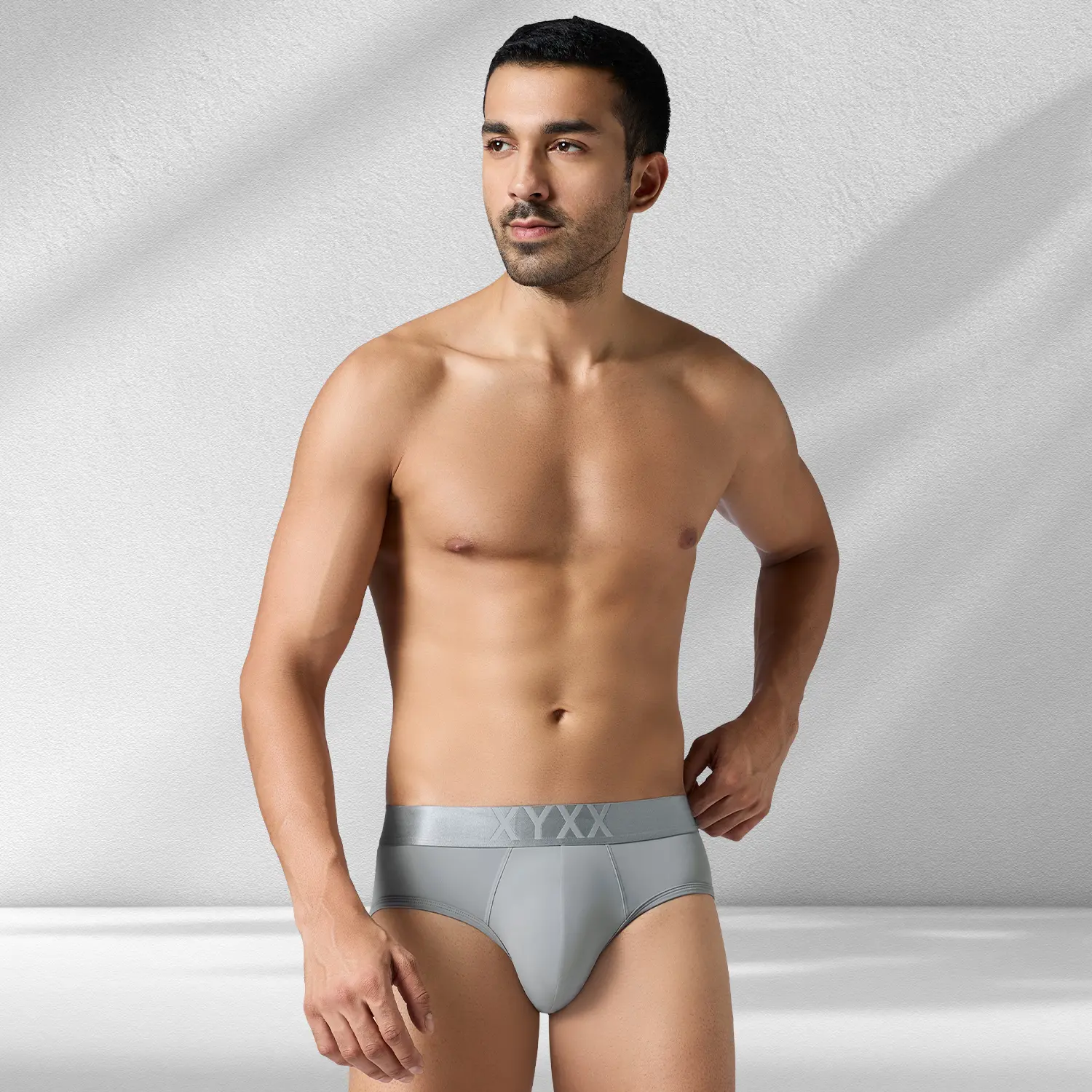 Rev Tactel Briefs Ash Grey - Image 3
