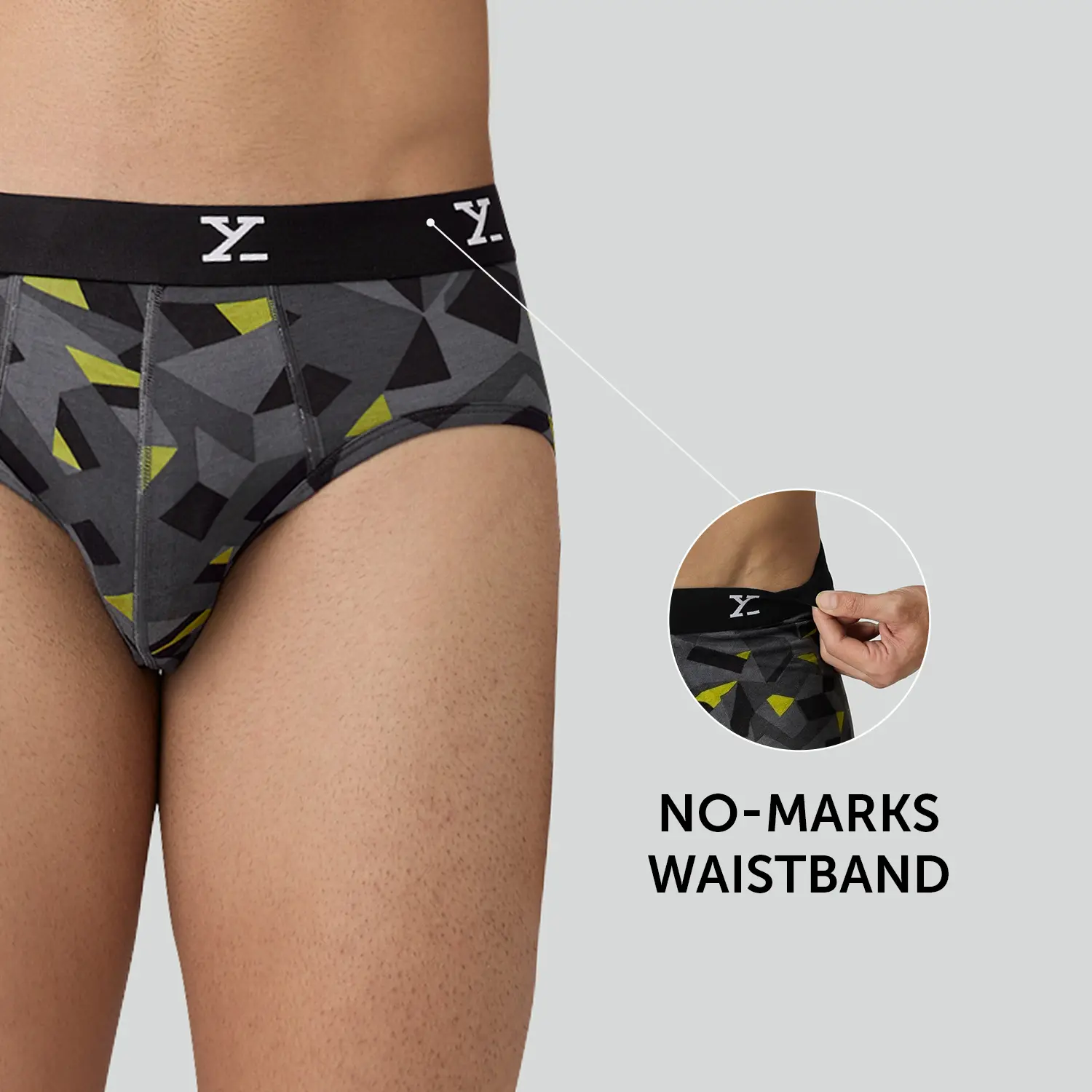 Shuffle Modal Briefs Prism Grey - Image 4