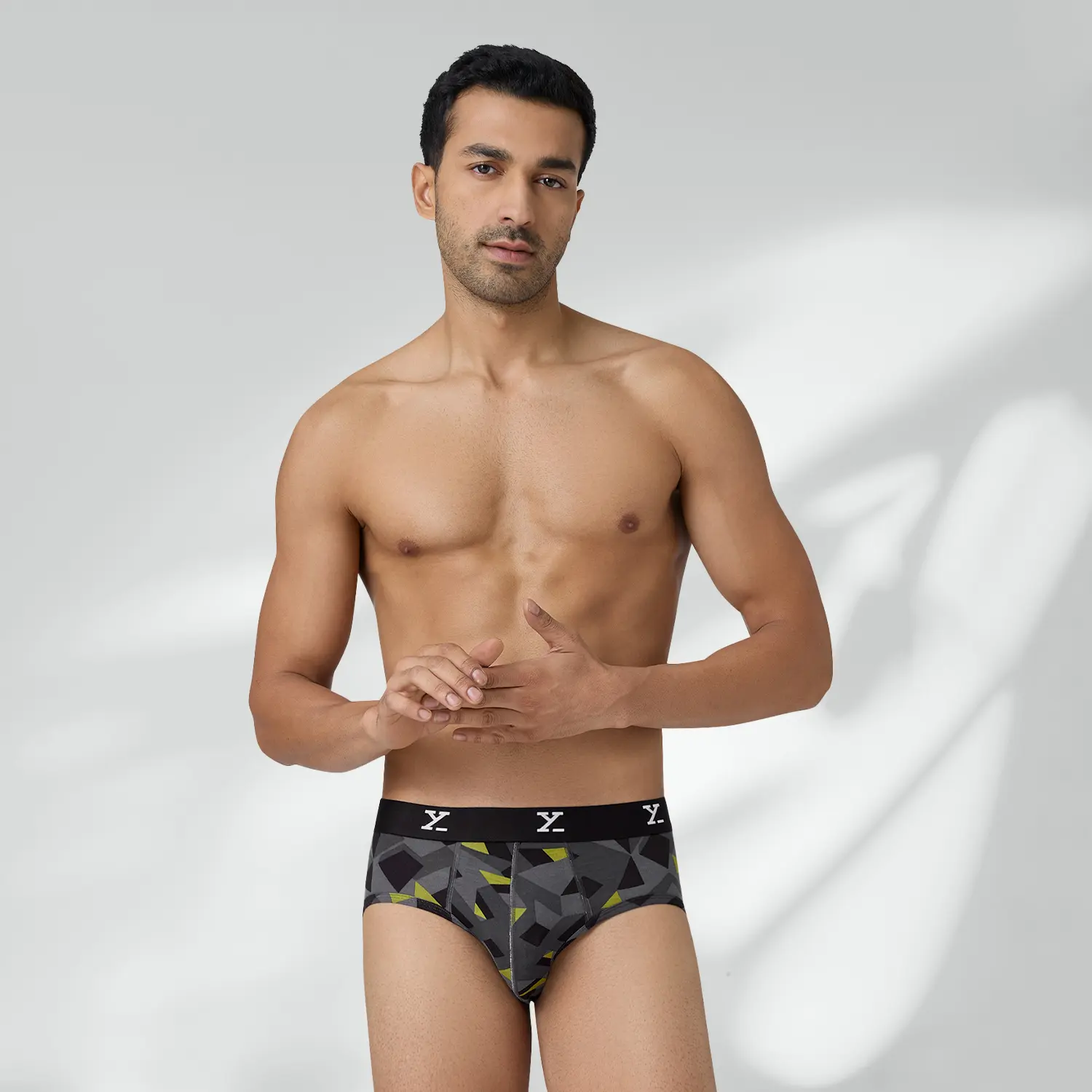 Shuffle Modal Briefs Prism Grey - Image 5