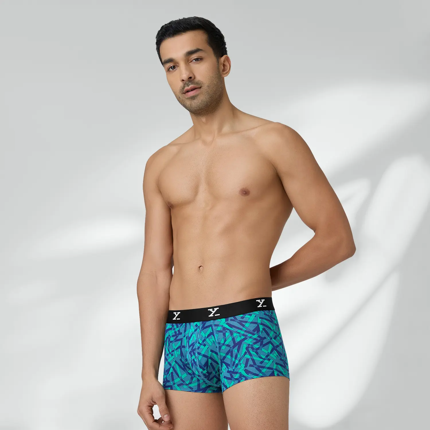 Shuffle Modal Trunks Aqua Strokes - Image 5