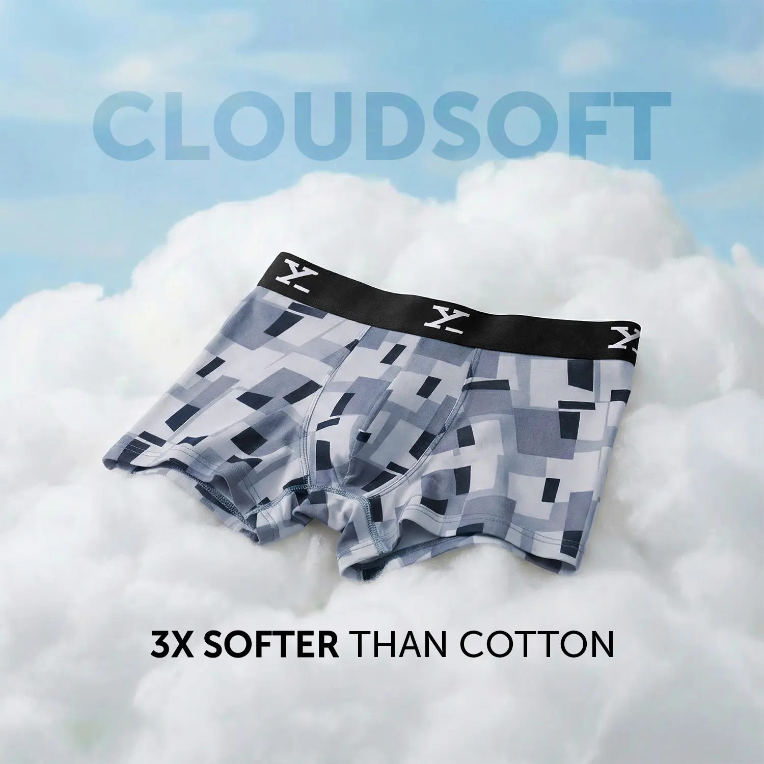 Shuffle Modal Trunks Boxy Grey - Image 2