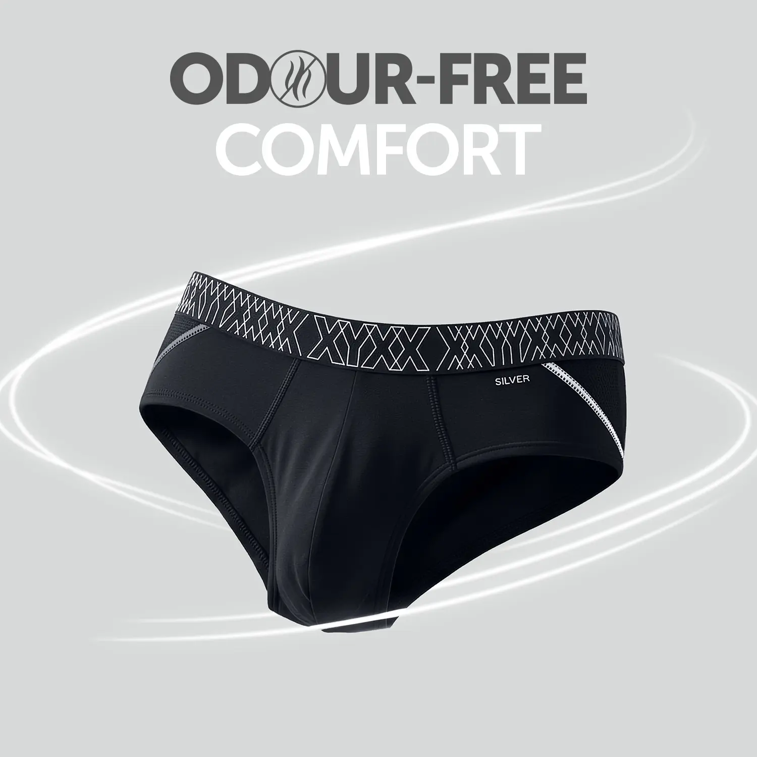 Sprint Cotton Stretch Briefs Black Knight - Image 2