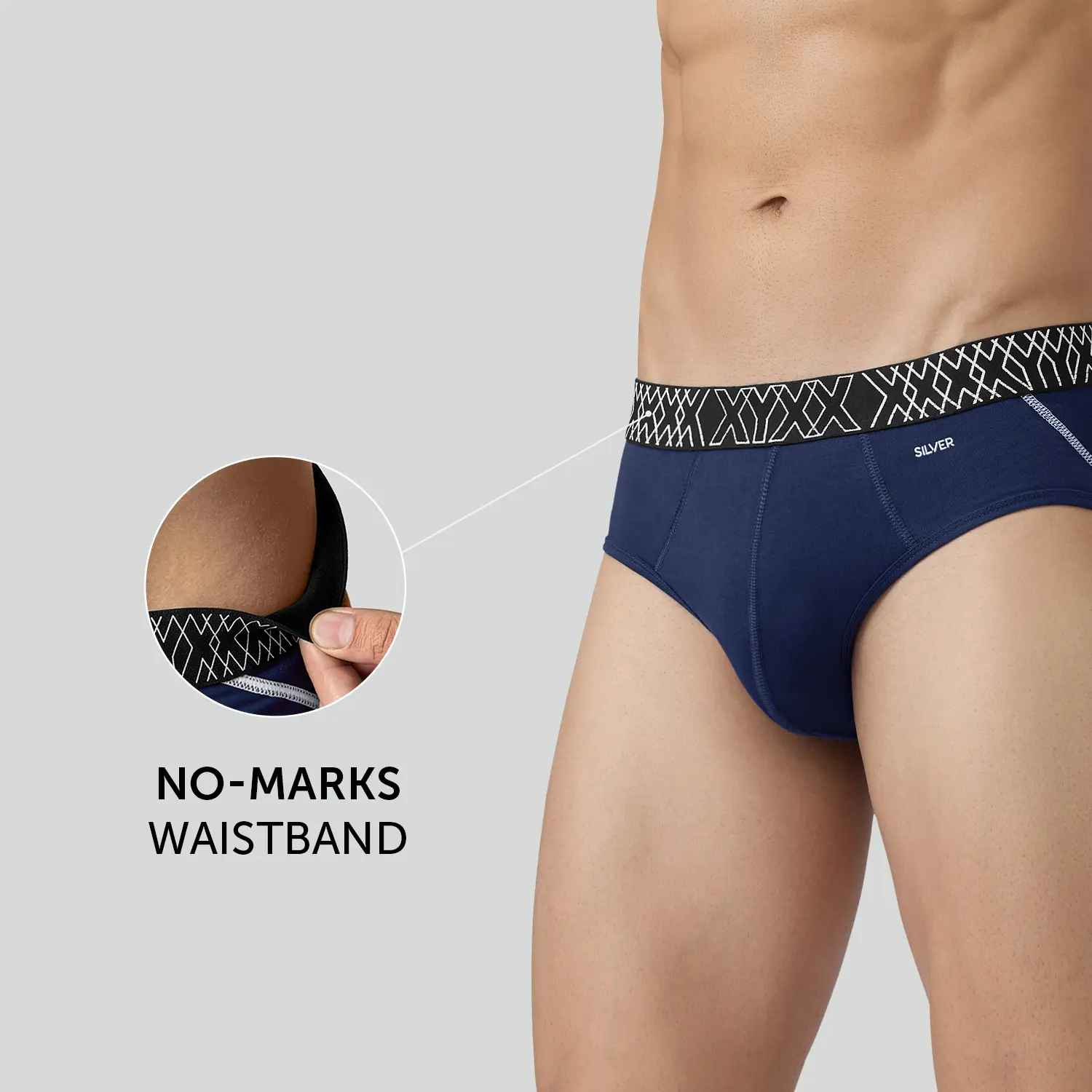 Sprint Cotton Stretch Briefs Midnight Blue - Image 5