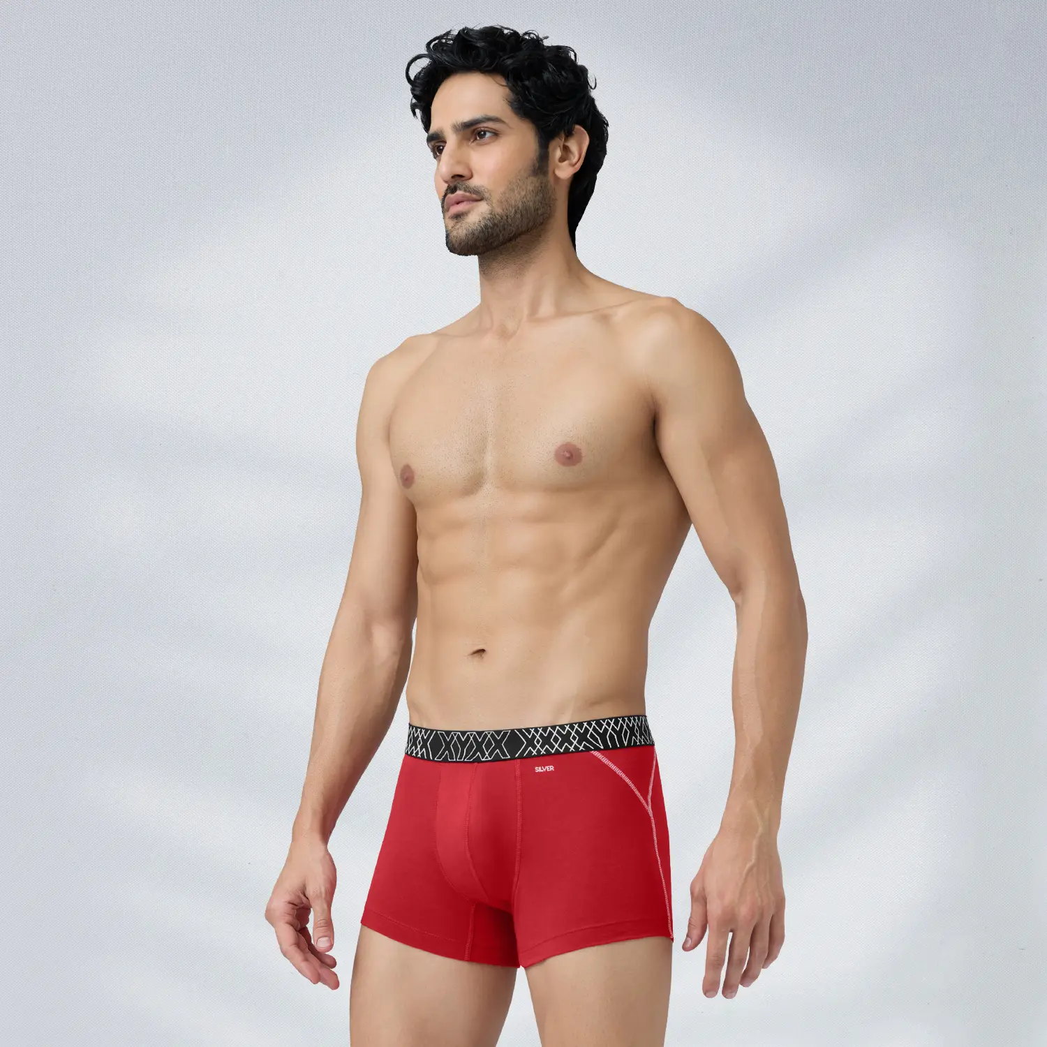 Sprint Cotton Stretch Trunks Rio Red - Image 3