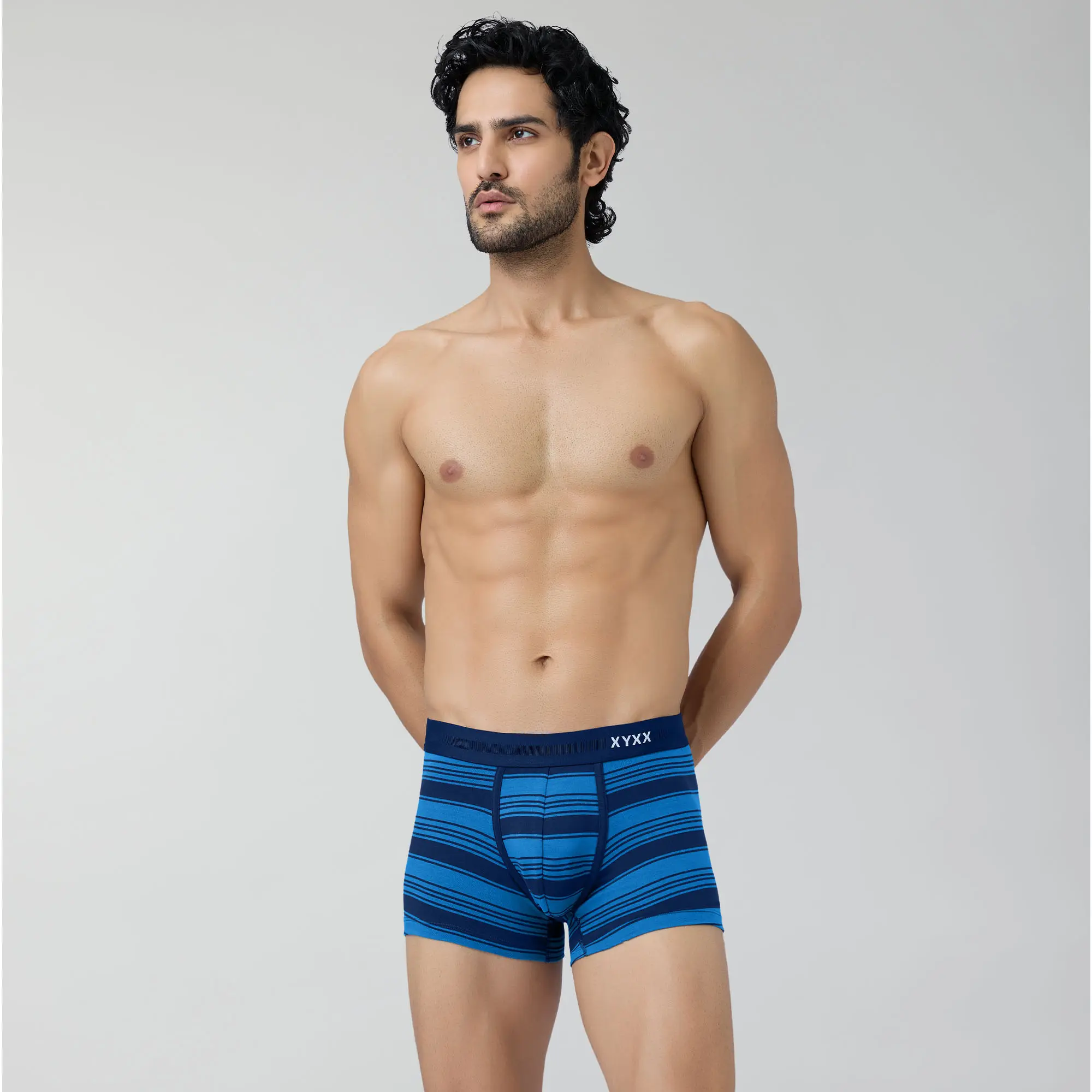 Streax Cotton Stretch Trunks Pacific Blue - Image 3
