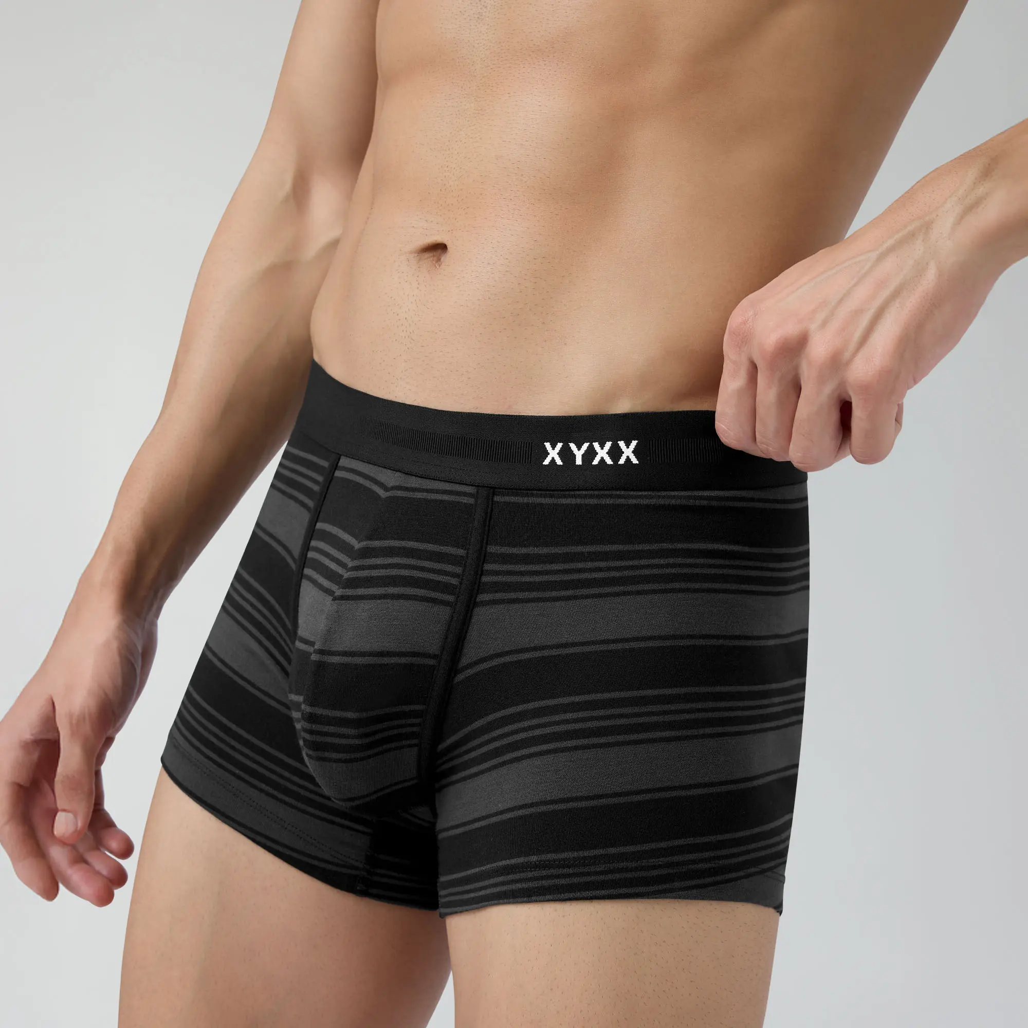 Streax Cotton Stretch Trunks Smoke Black - Image 6