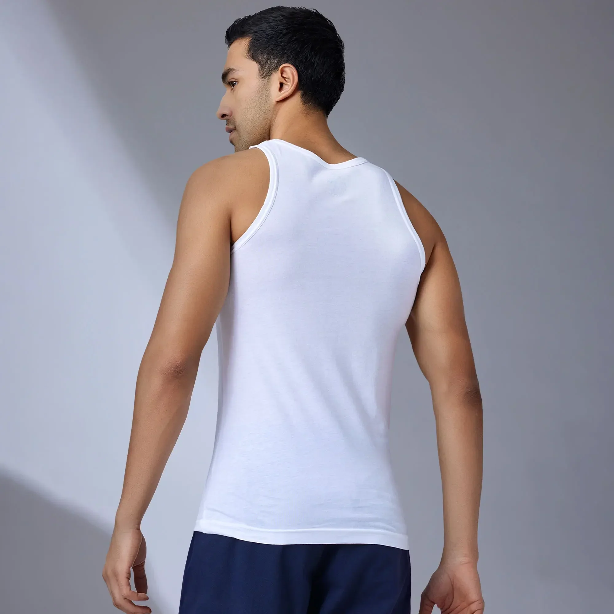 Aero Super-Soft Combed Cotton Vest Pack of 3 - Image 6