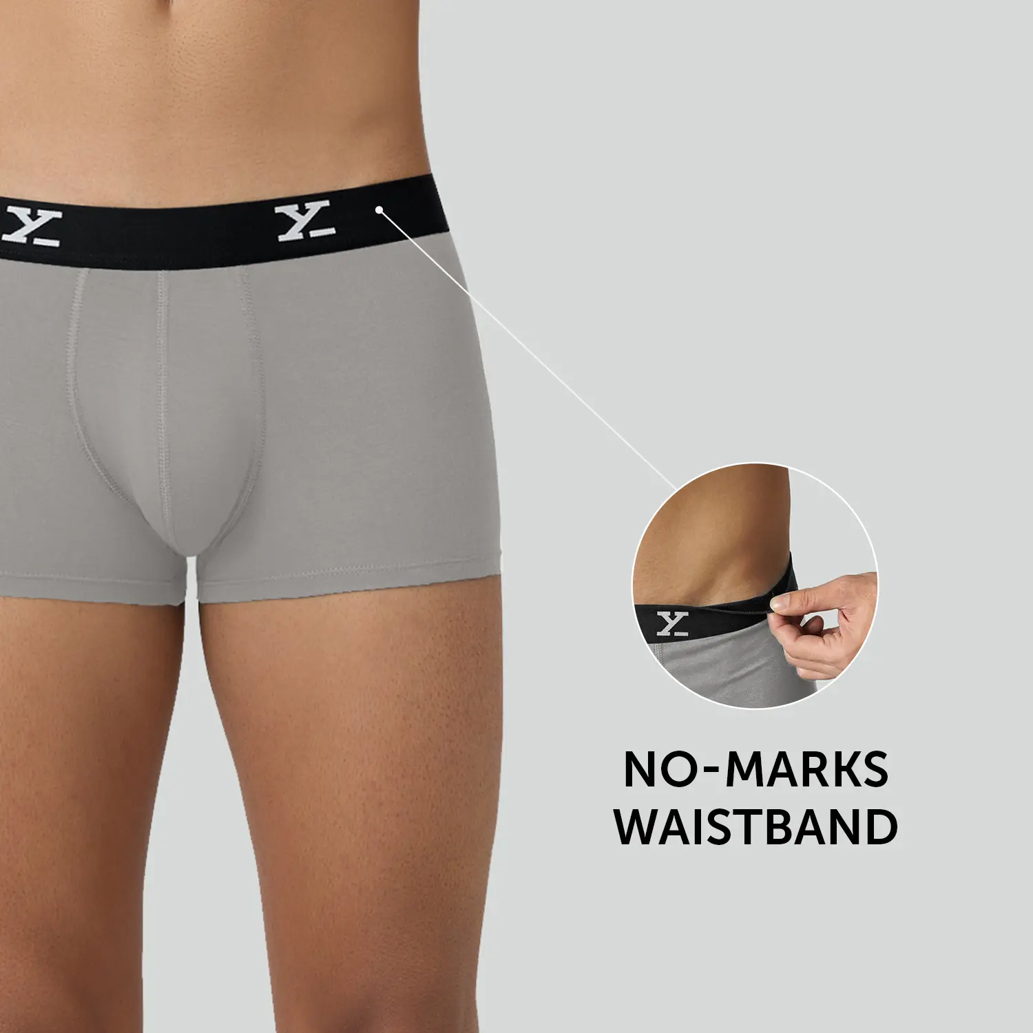 Ace Modal Trunks Heather Grey - Image 4