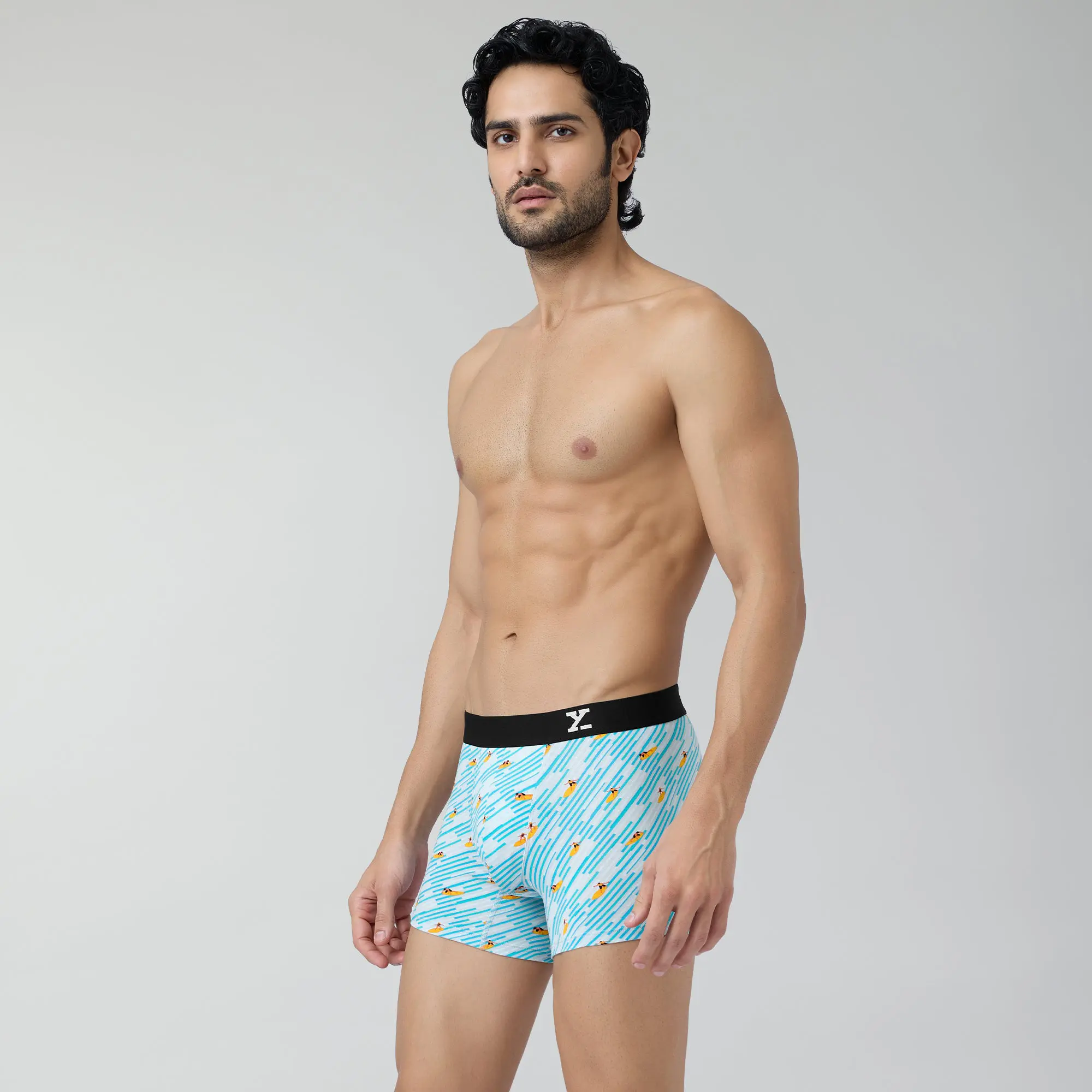 Prints For You Trunks Blue - Image 4