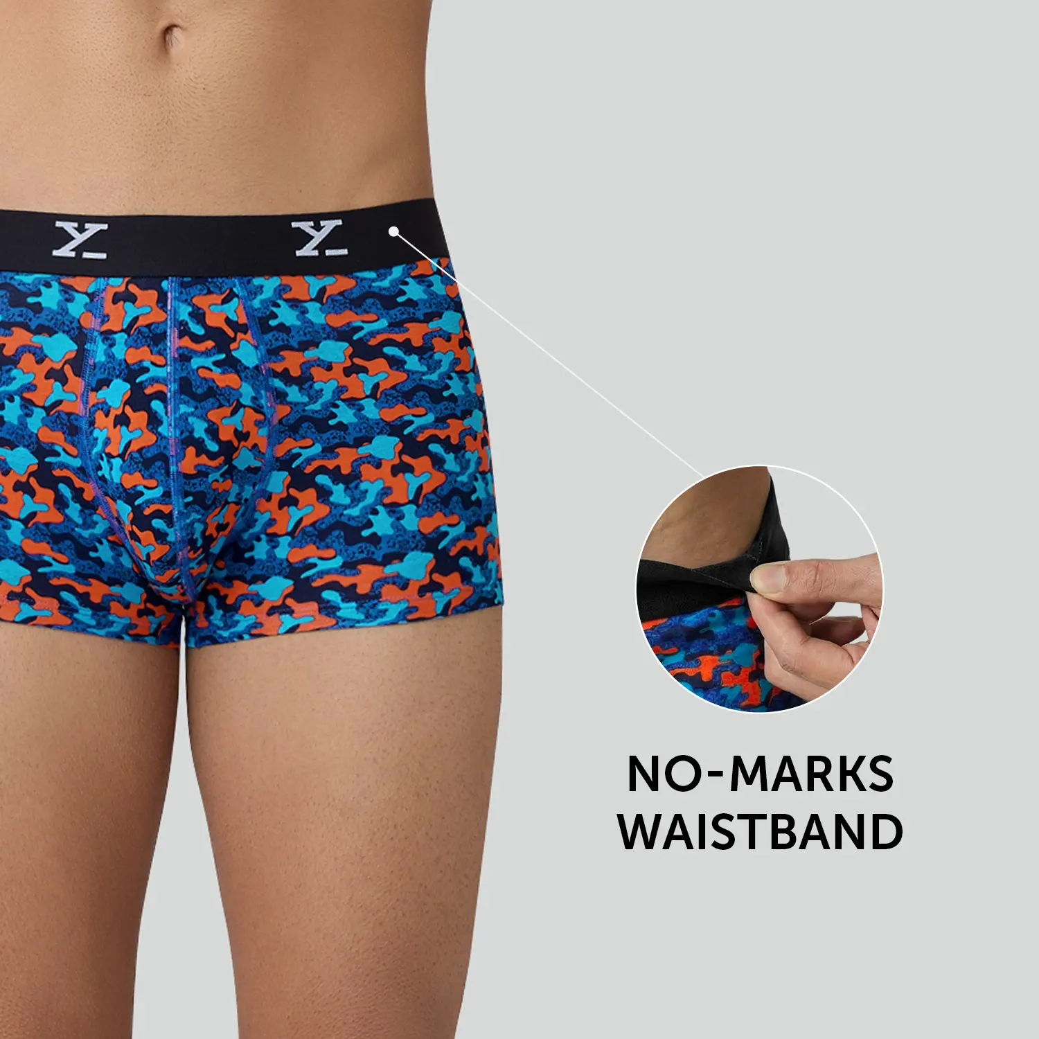 Prints For You Trunks Blue - Image 4