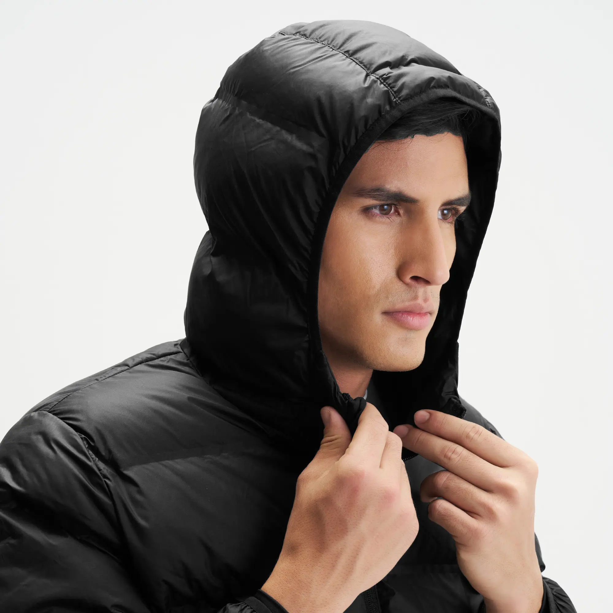 Ultra-Warm Puffer Jacket - Pitch Black - Image 5