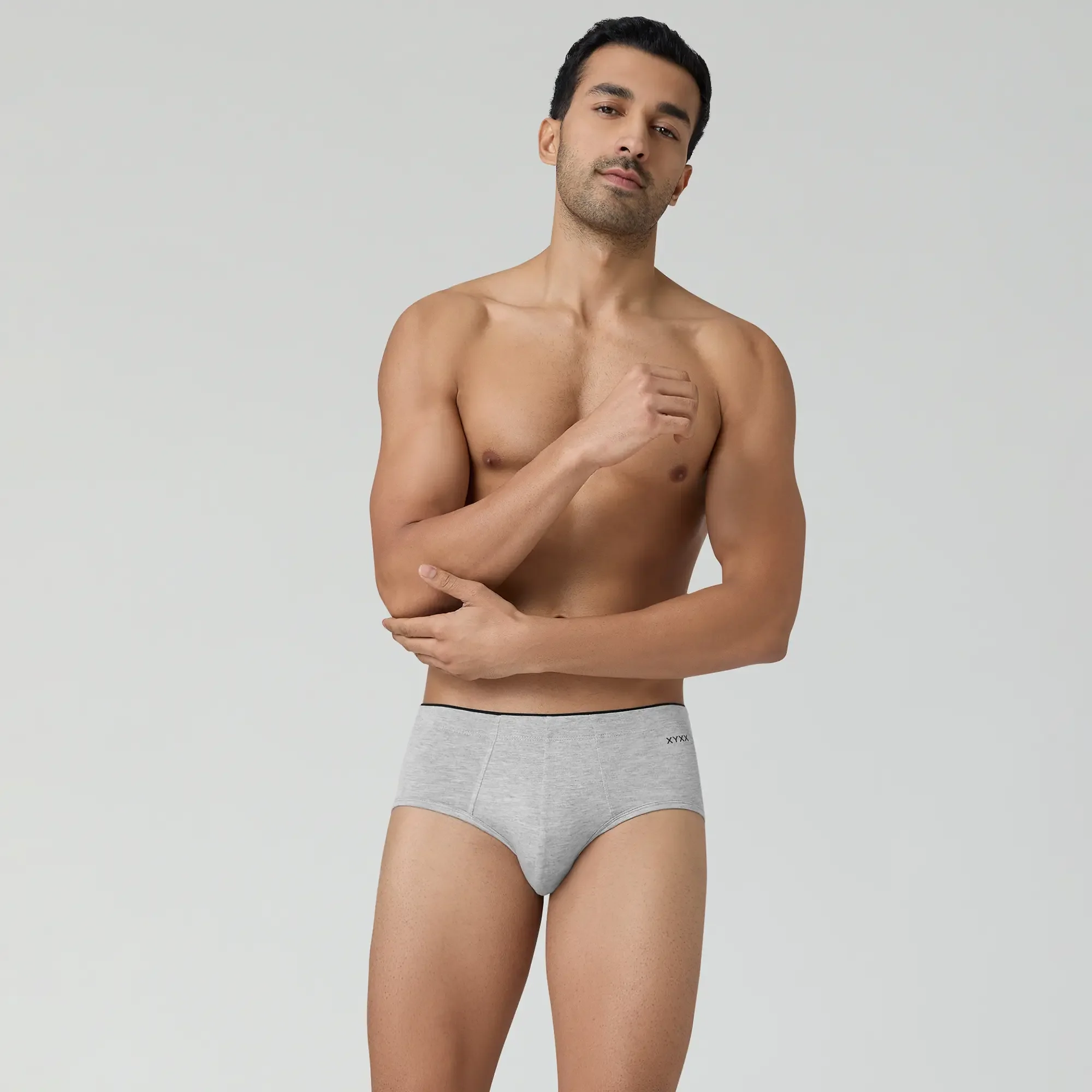 Uno Medley Modal Briefs Icy Grey - Image 3