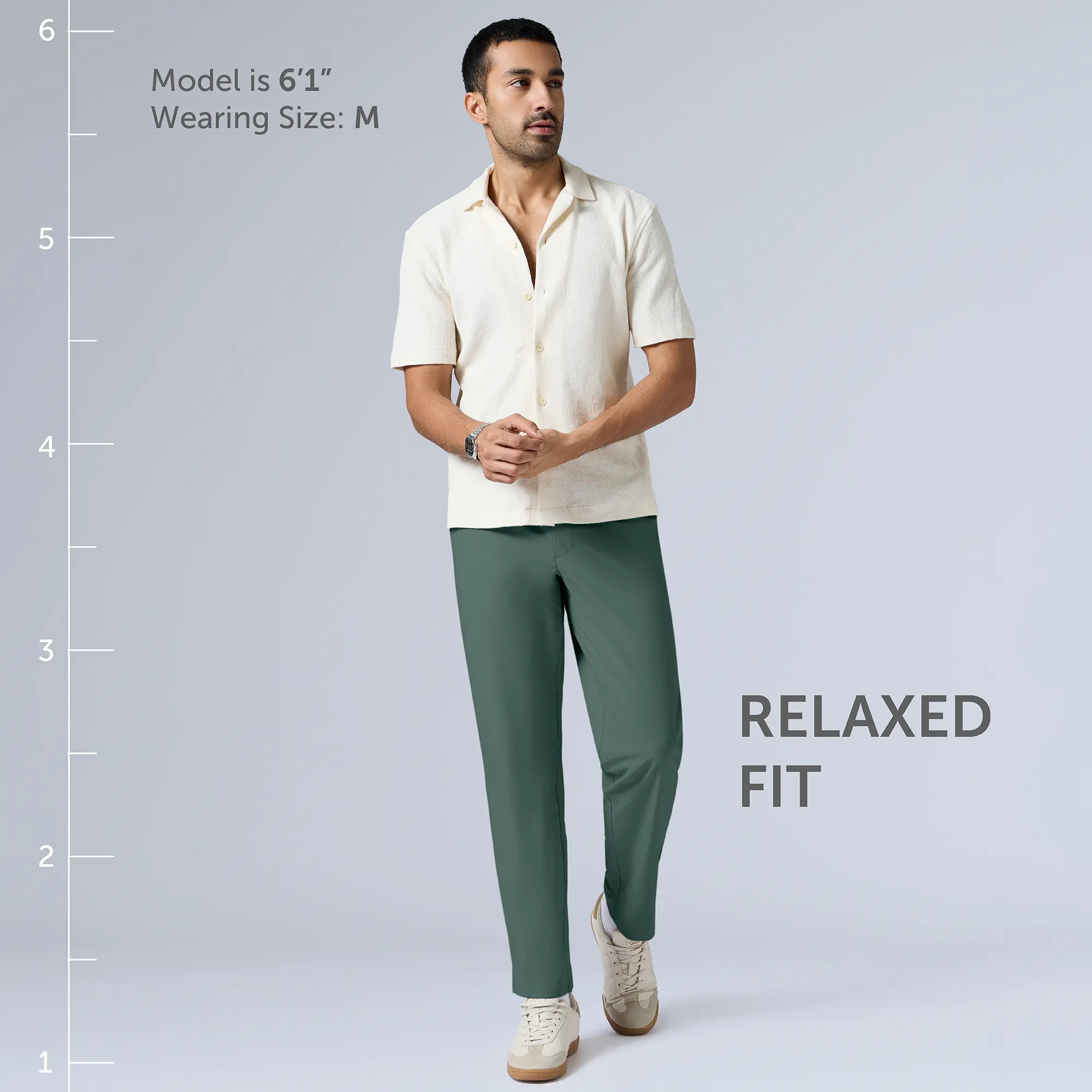 VELOCITY: Soft Stretch Pants - Straight Fit Pine Green - Image 5