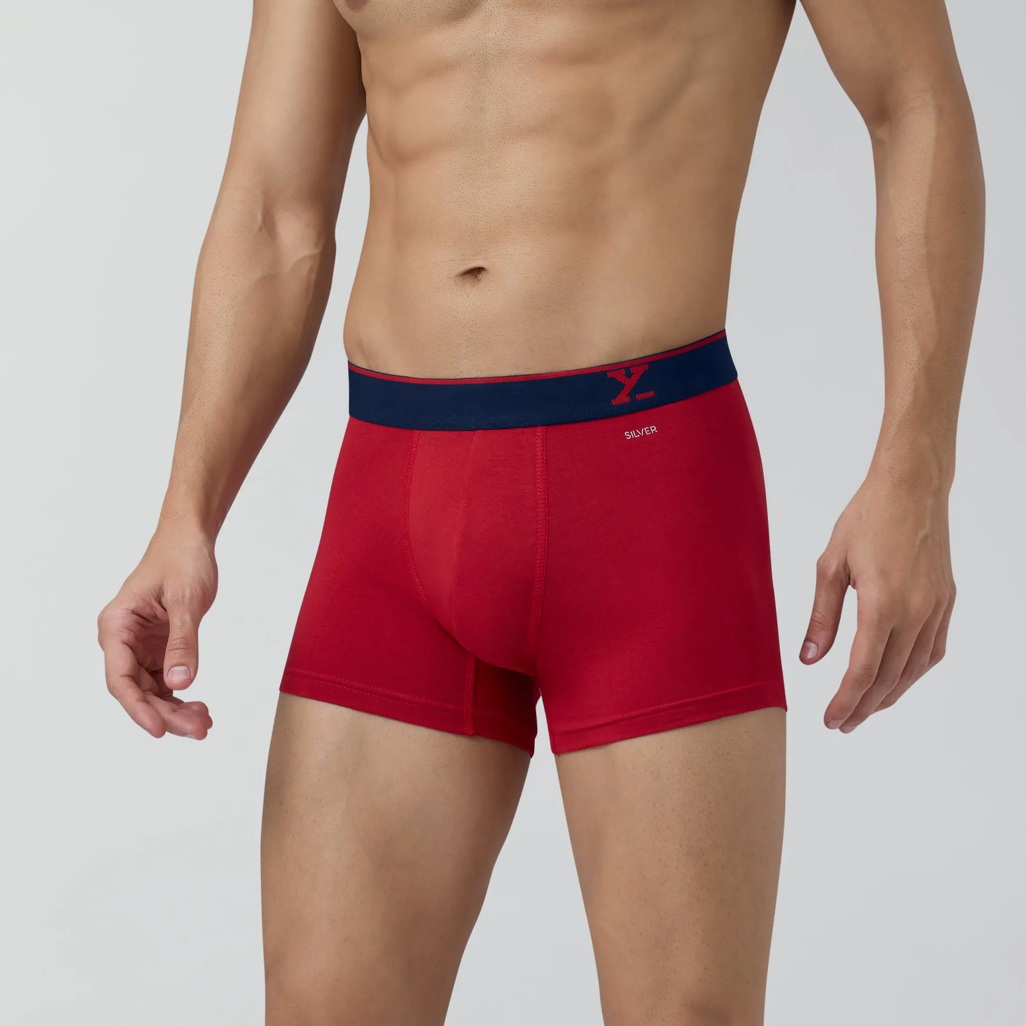 Parallax Aero Traq Cotton Trunks Blue Confetti Black (Pack of 6) - Image 6