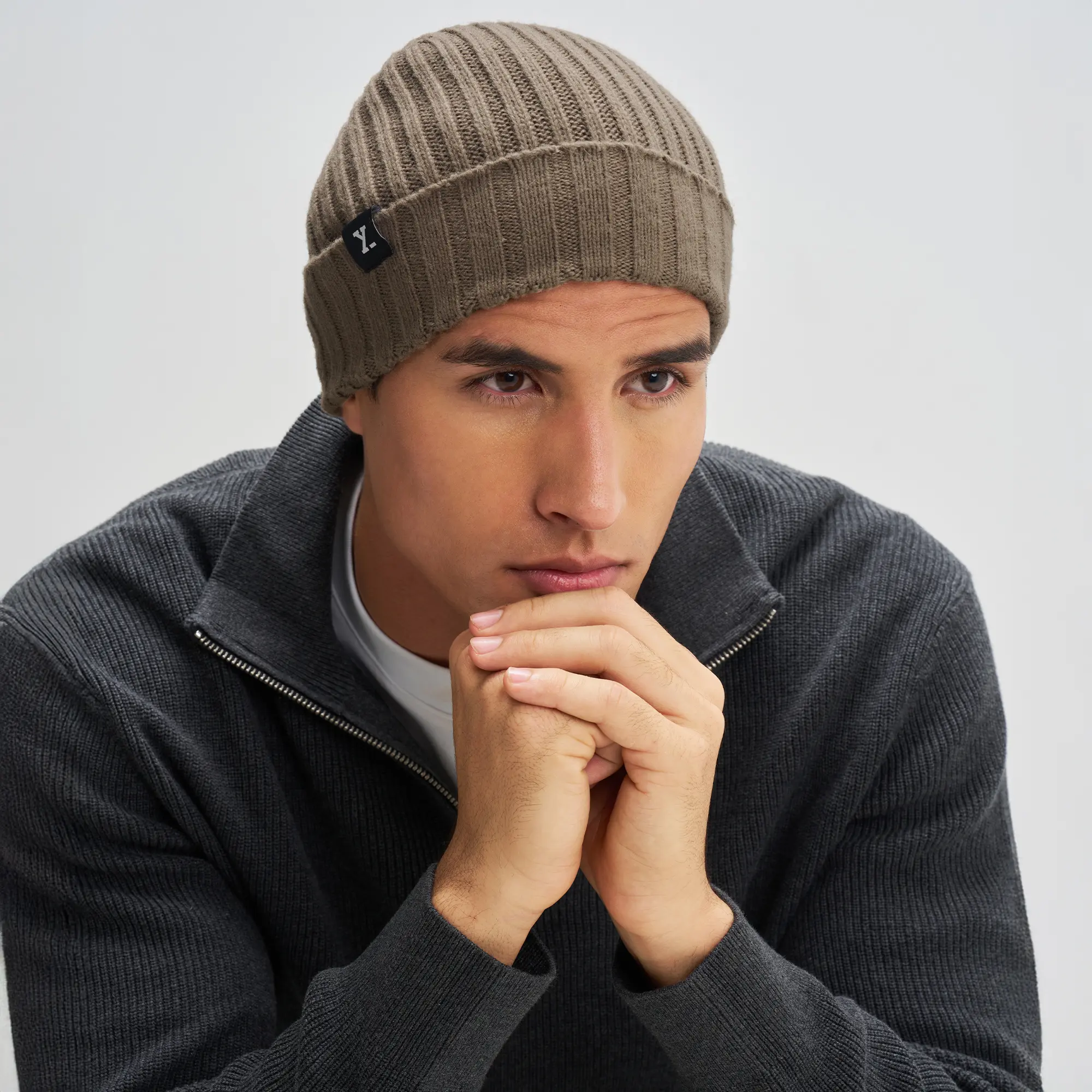 Winter Beanie - Nutty Brown - Image 3