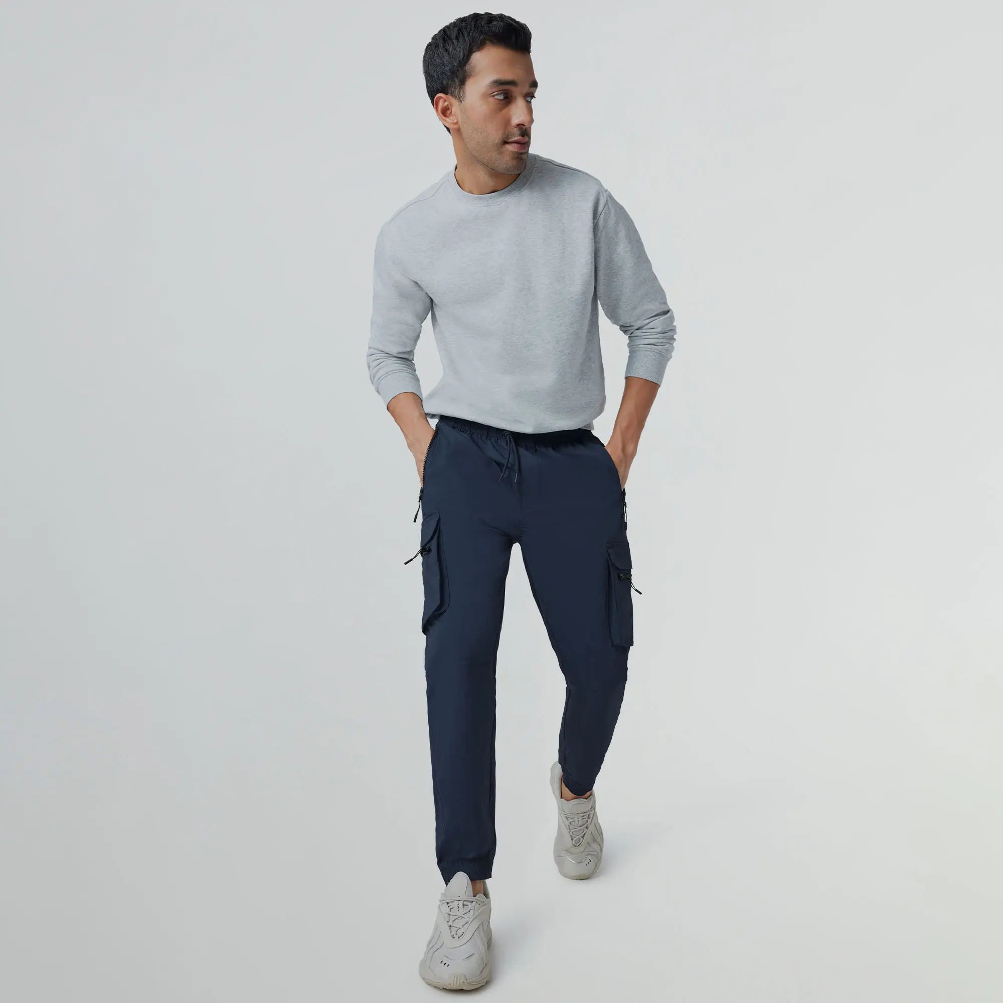 Moveo Cargo Joggers Midnight Blue - Image 3