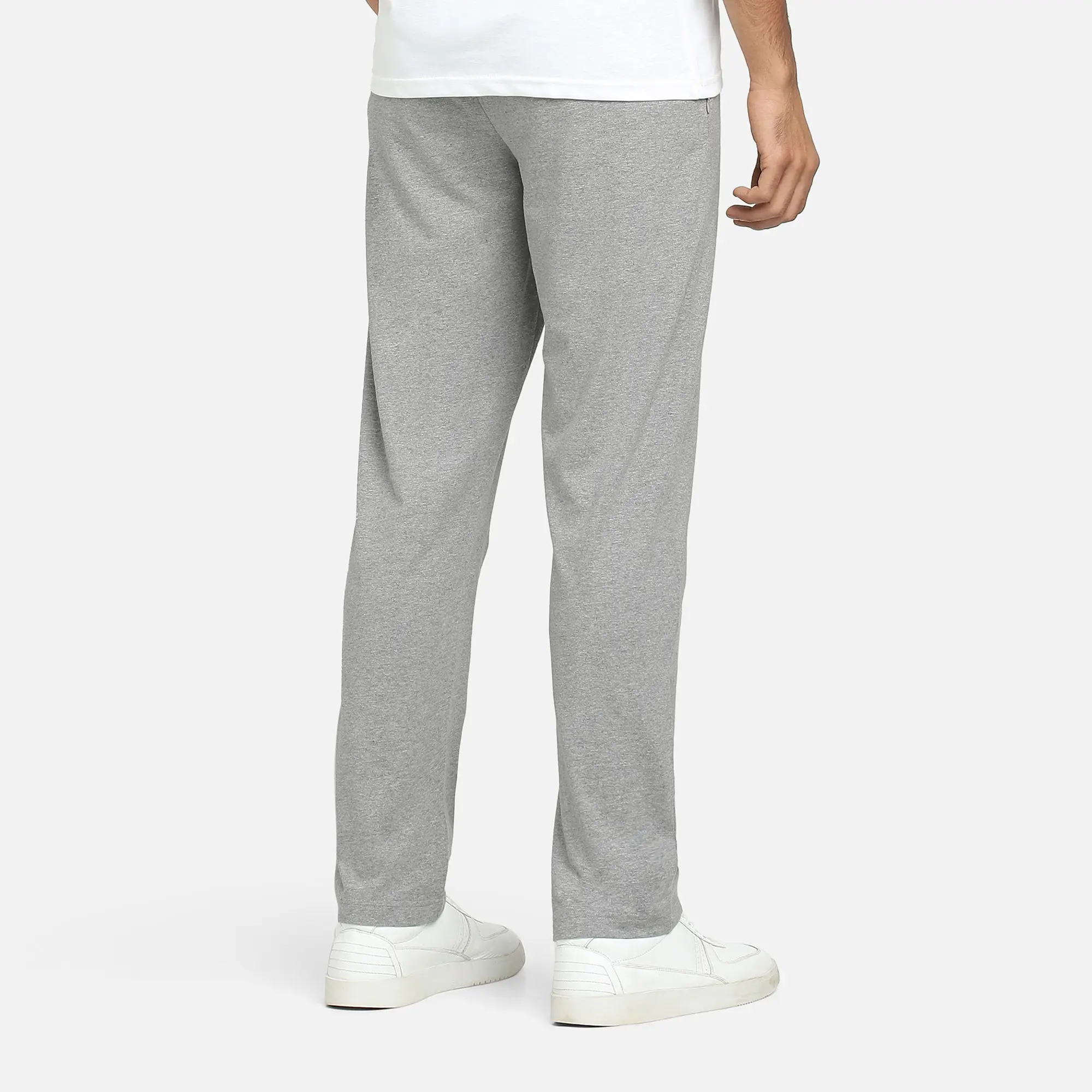 Nova Cotton Rich Track Pants Frost Grey - Image 5