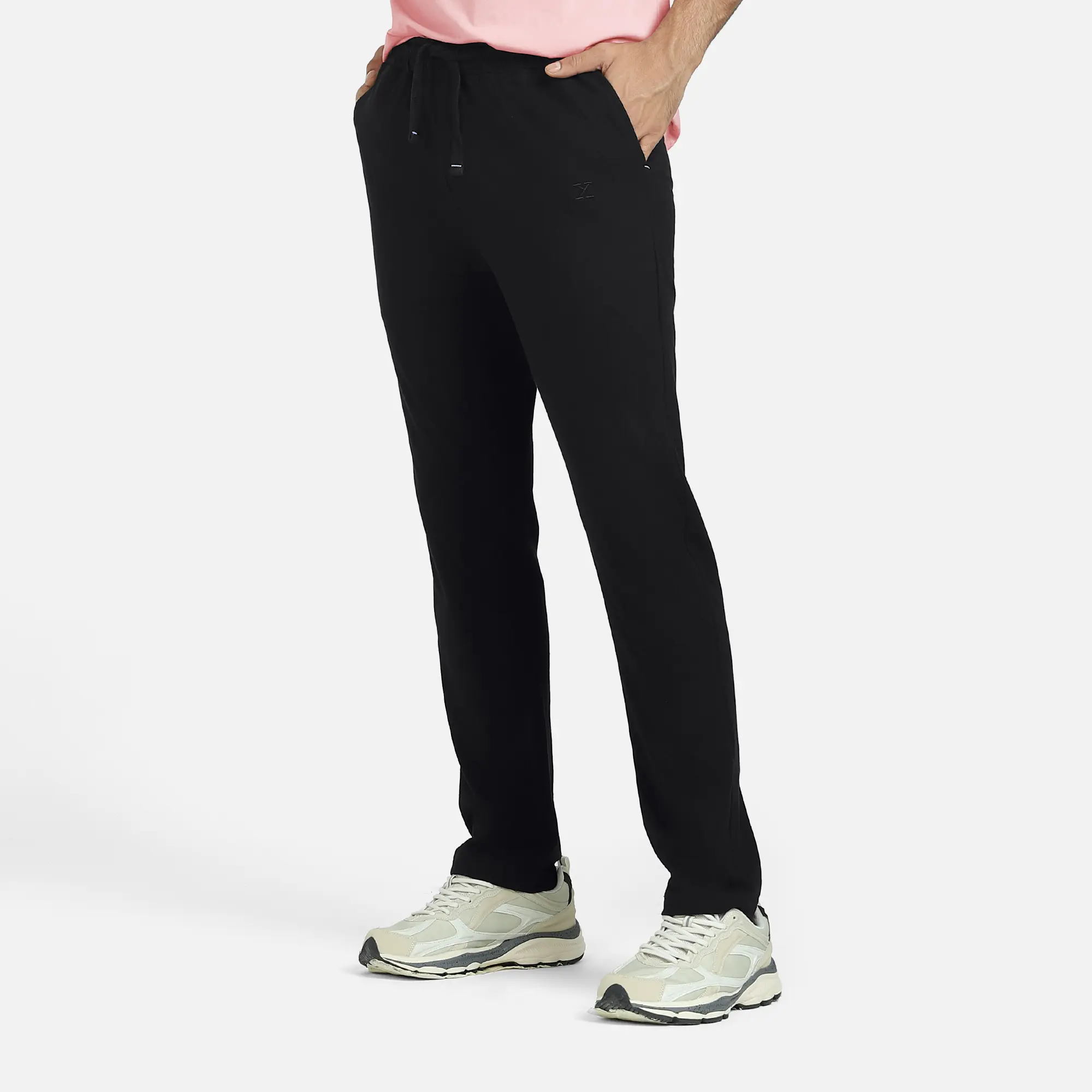 Pace Cotton Rich Track Pants Pitch Black - Image 2