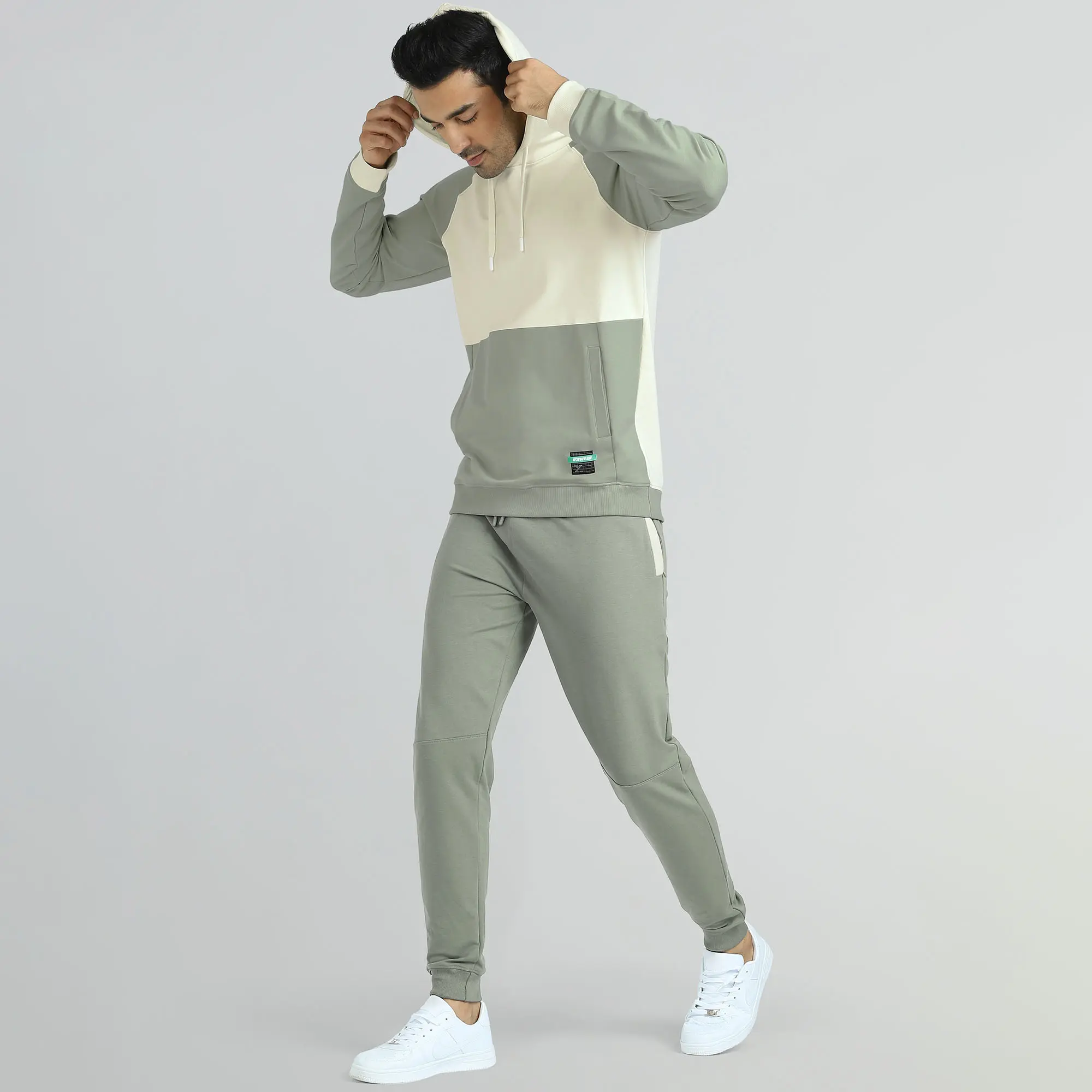 Quest French Terry Cotton Hoodies Butter White - Image 4