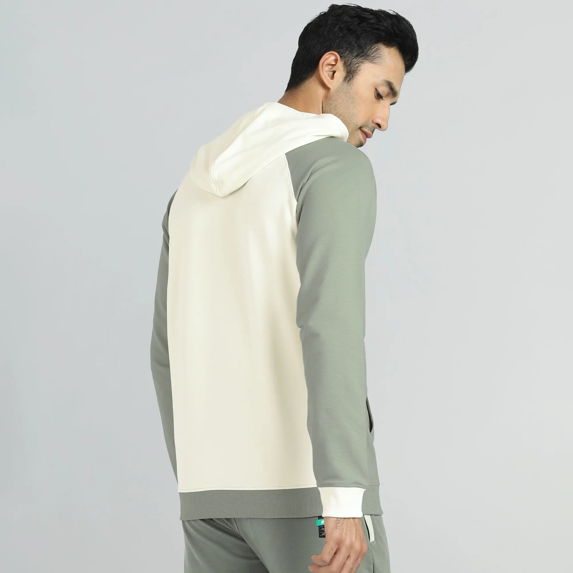 Quest French Terry Cotton Hoodies Butter White - Image 5