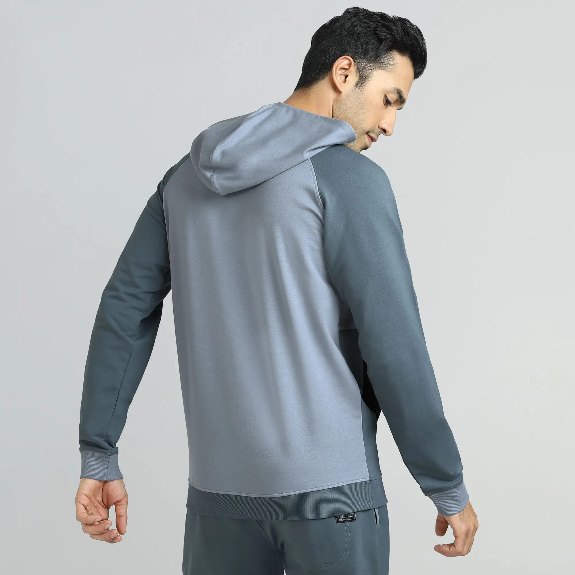 Quest French Terry Cotton Hoodies Slate Grey - Image 4