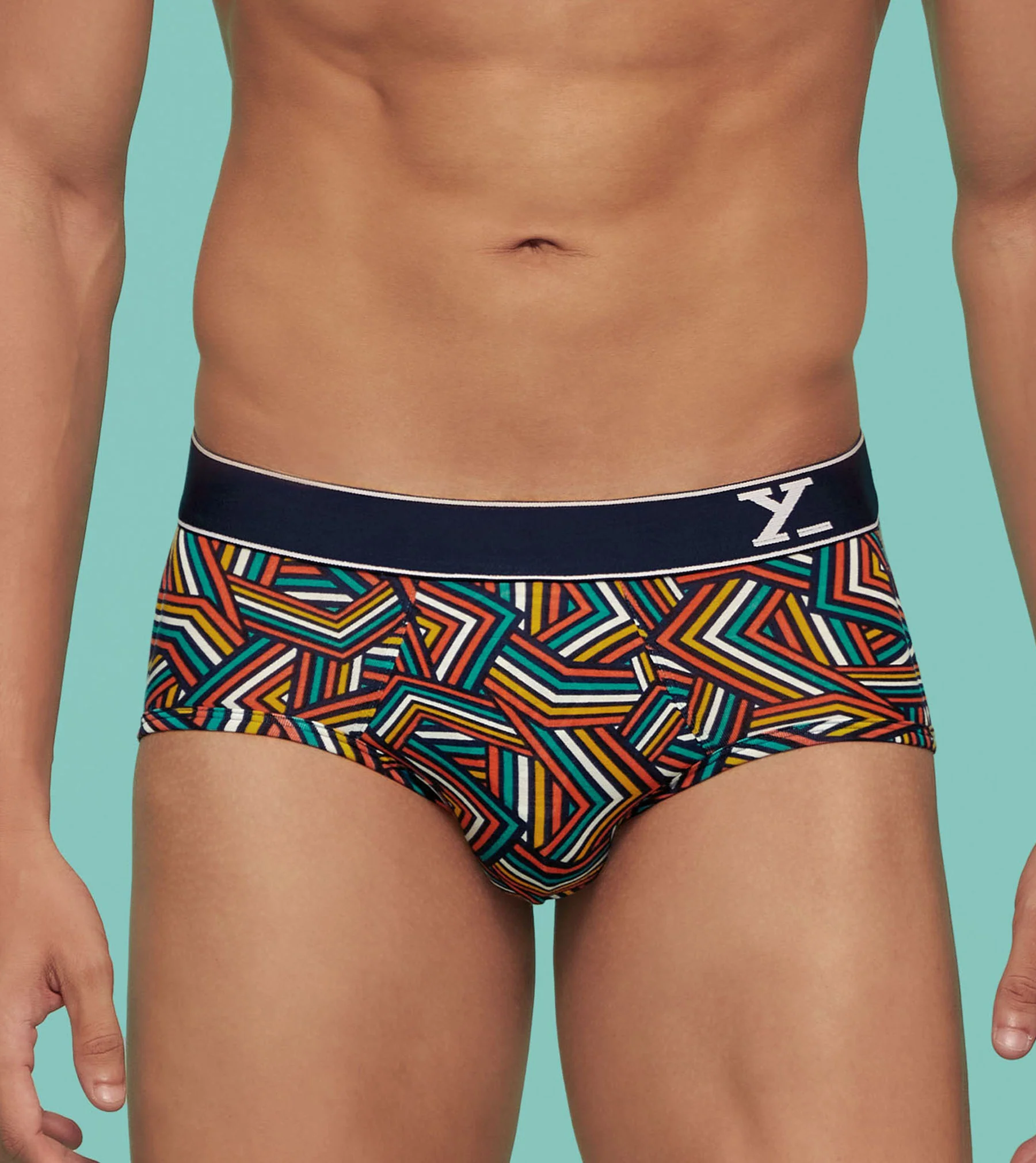 Linea Modal Briefs Yellow Black Cocktail - Image 2