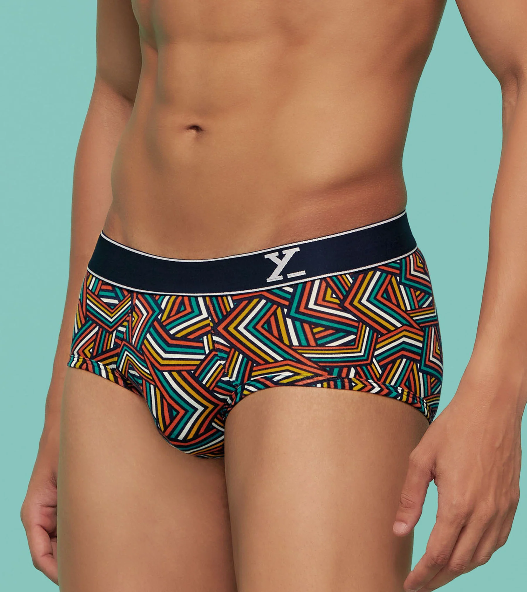 Linea Modal Briefs Yellow Black Cocktail - Image 4